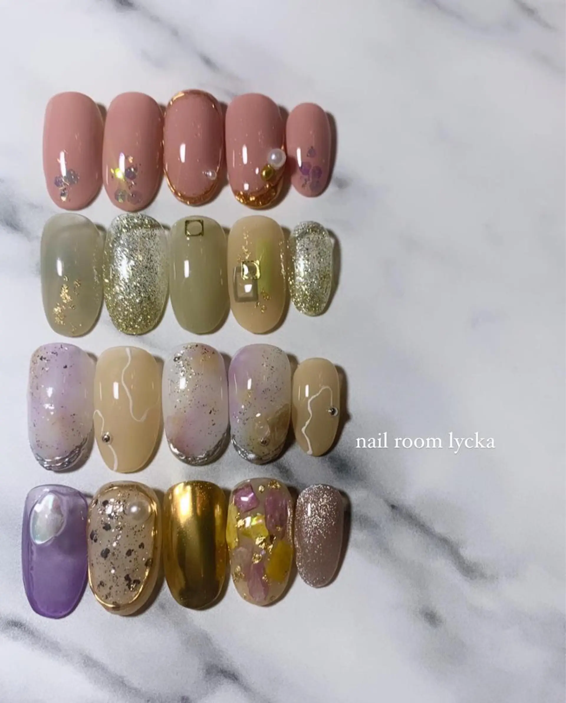 ネイル ﾈｲﾙﾙｰﾑﾘｯｶ 𝐦𝐚𝐲𝐮のネイルデザイン