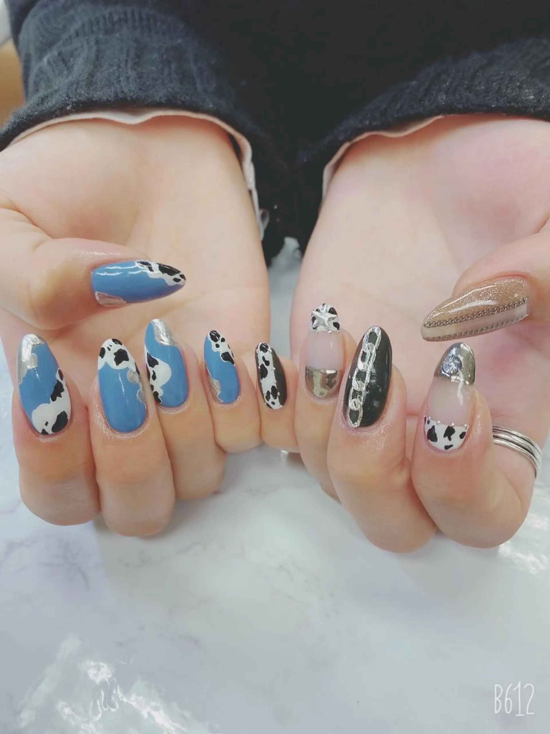 ロング ハンドネイル JNA認定講師🌸 RIEのネイルデザイン