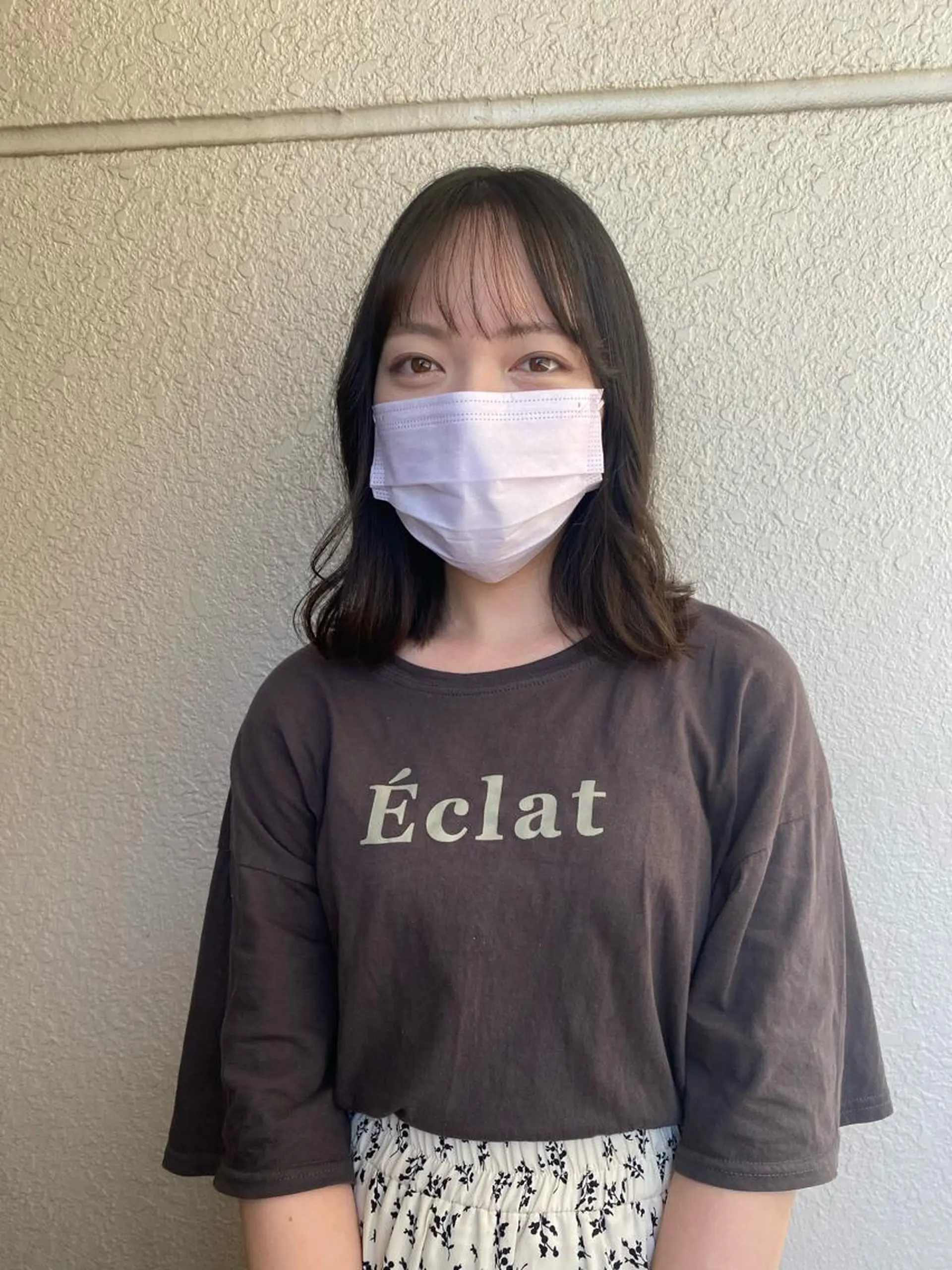 ミディアム カラー カット ヘアカラー les baladins du miroir所属・🍃YURI 🍃のヘアスタイル