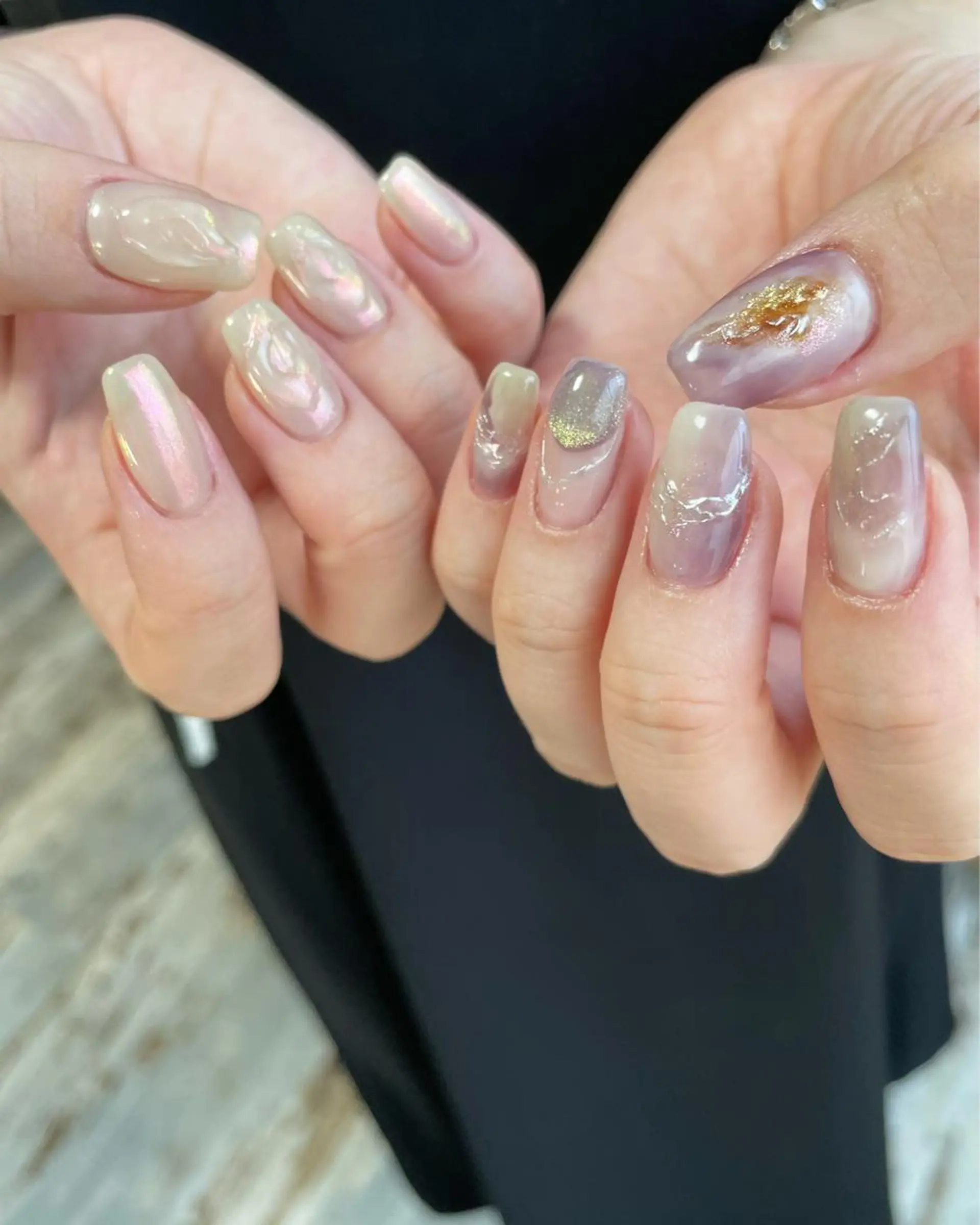 ネイル ハンドネイル 𝑡𝑖𝑎𝑚𓂃 きむらゆきののネイルデザイン