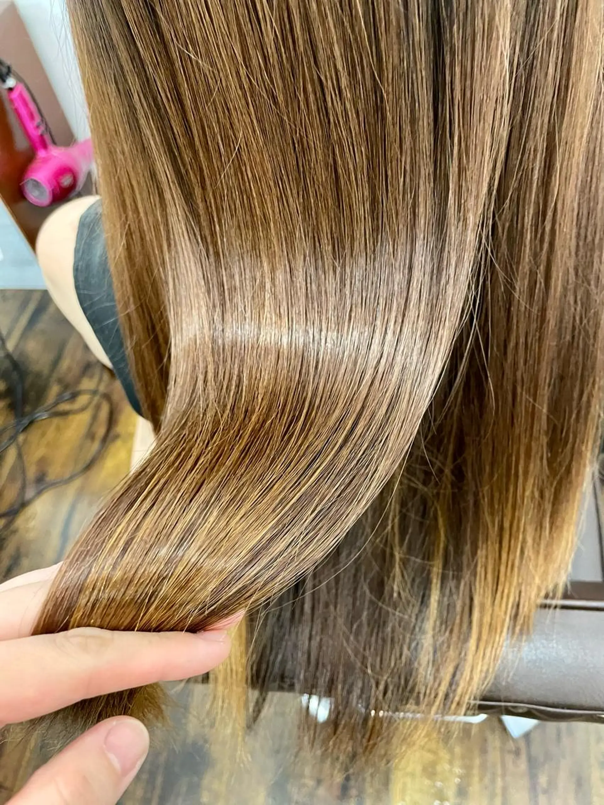 ロング 髪質改善 酸性ストレート カット 縮毛矯正 トリートメント ツヤ美髪💐 髪質改善/高山愛来のヘアスタイル