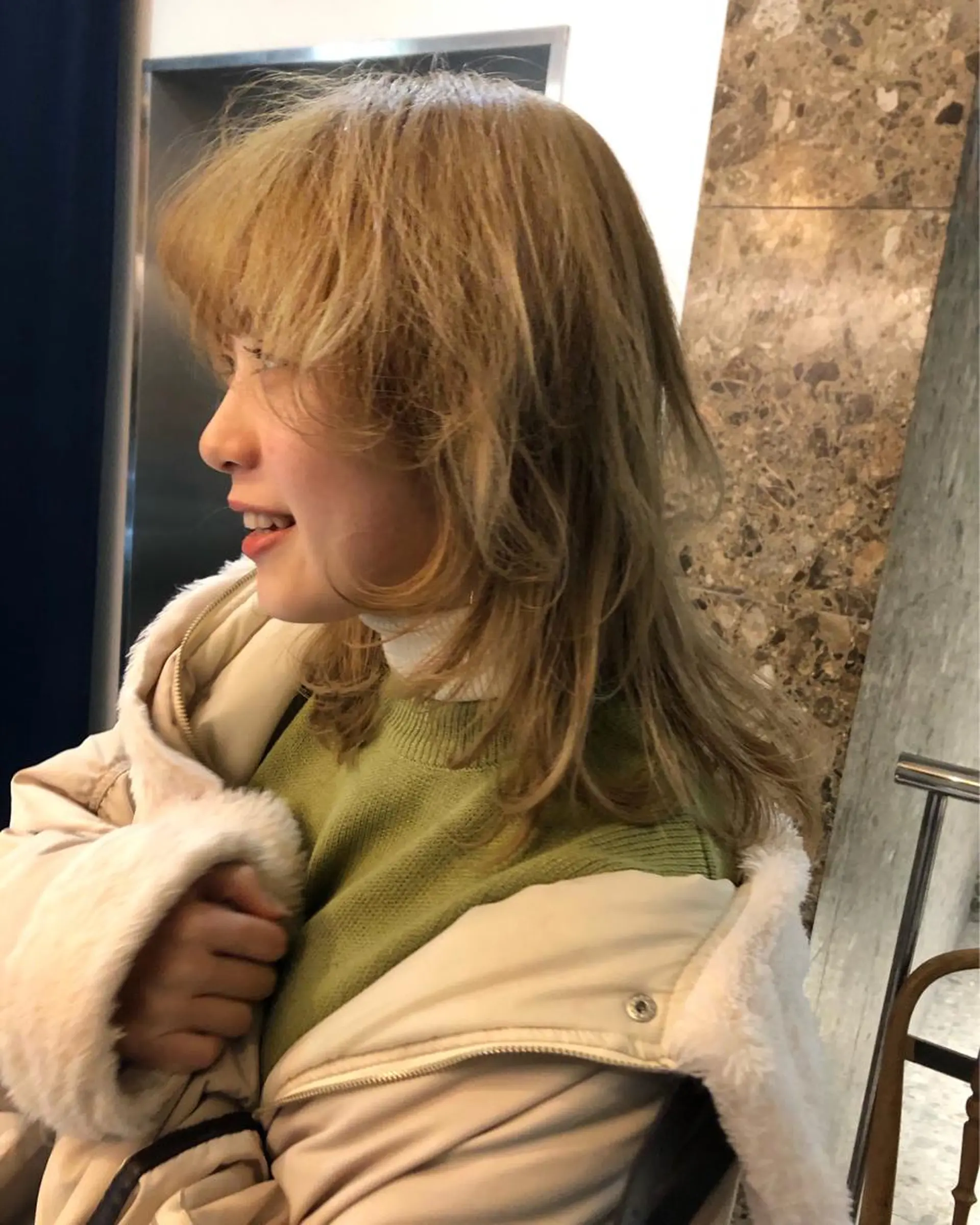 ロング カラー ハイトーンカラー Pia hair Design Yakuin所属・Pia ツボイ ケイタのヘアスタイル