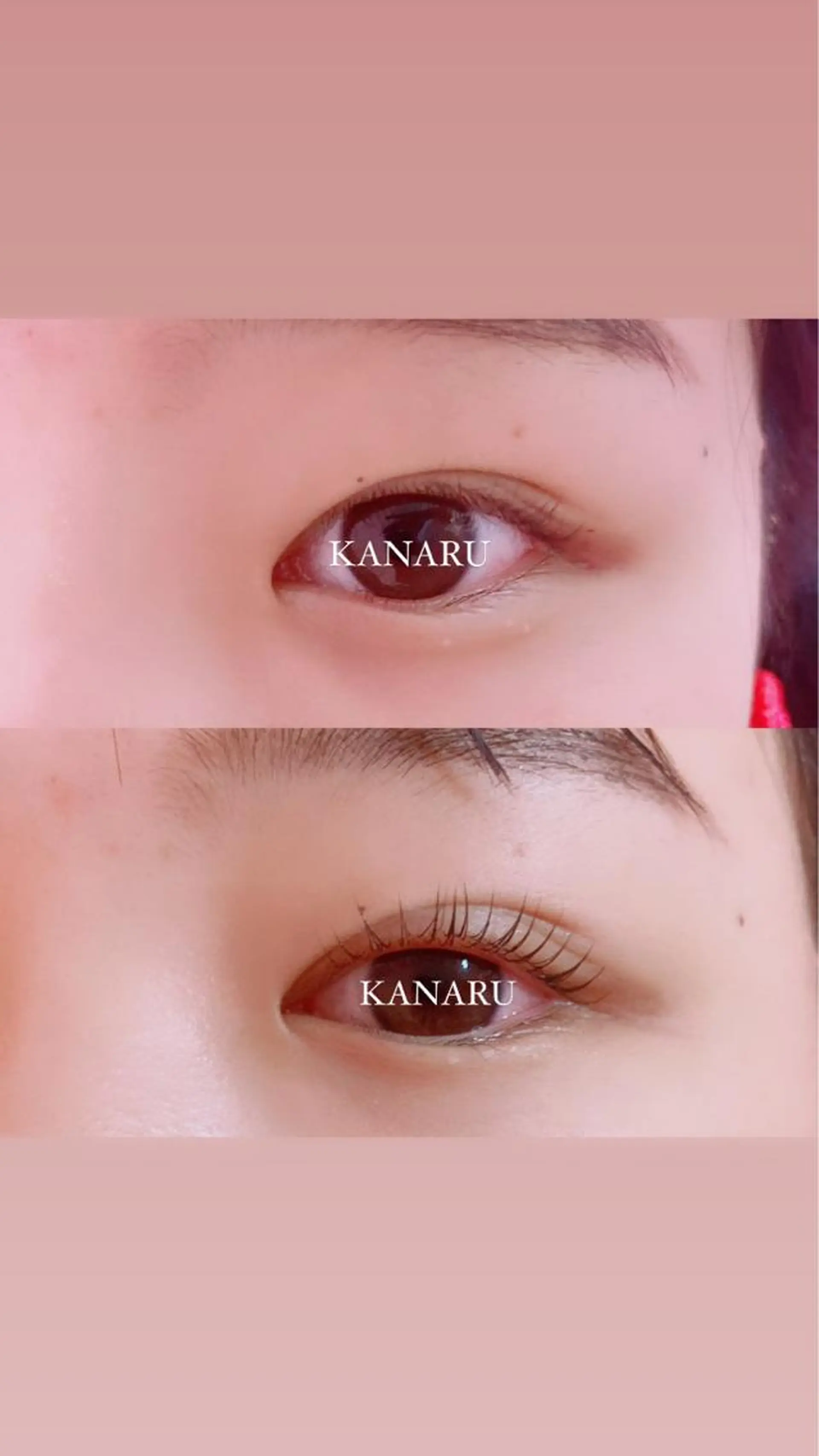 マツエク・マツパ パリジェンヌラッシュリフト 一重×まつ毛パーマ マツパ eyelash・aesthetic salon KANARU所属・KANARU ♡真七海♡のマツエク・マツパデザイン