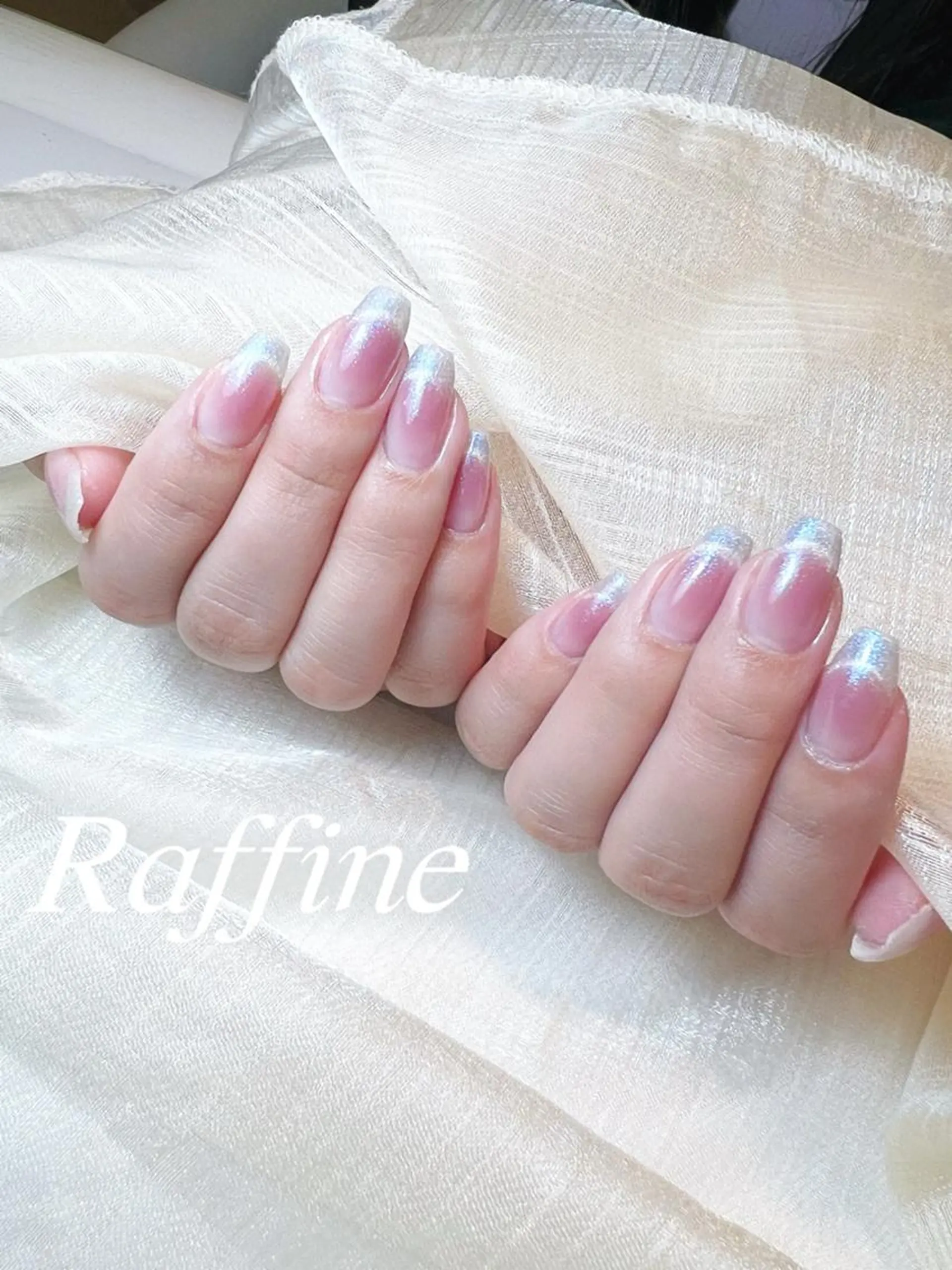 ネイル ハンドネイル RAFFINE haru🦋🩵のネイルデザイン
