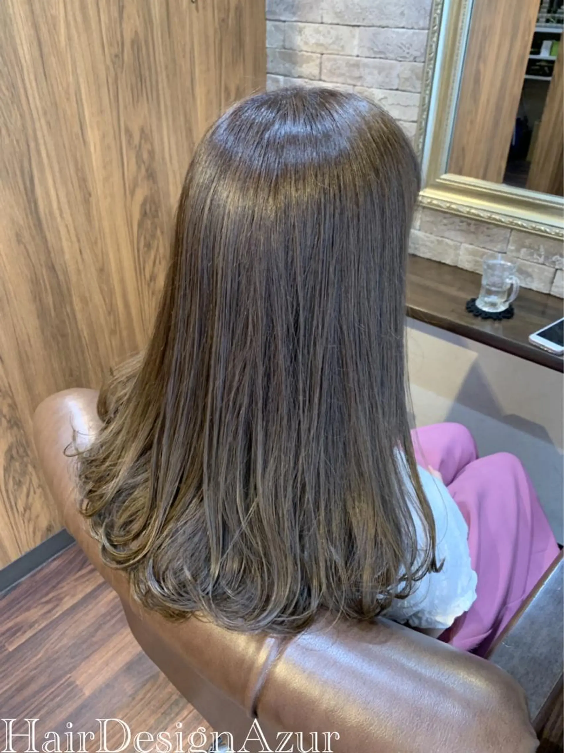 ロング カラー HairDesign Azurのヘアスタイル