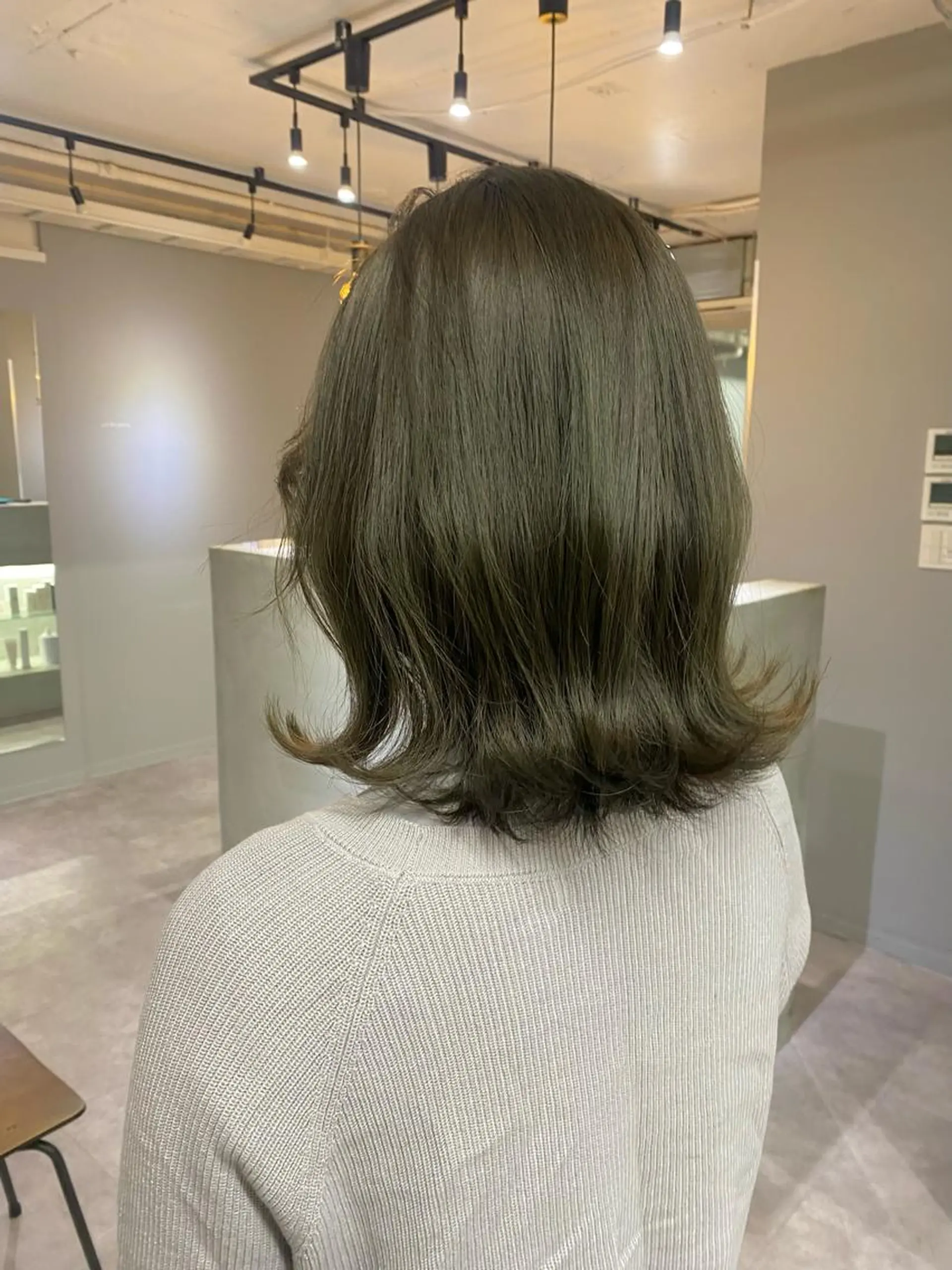 ミディアム カラー きよはらちさき🍑 柔らかカラー🌱🫧のヘアスタイル