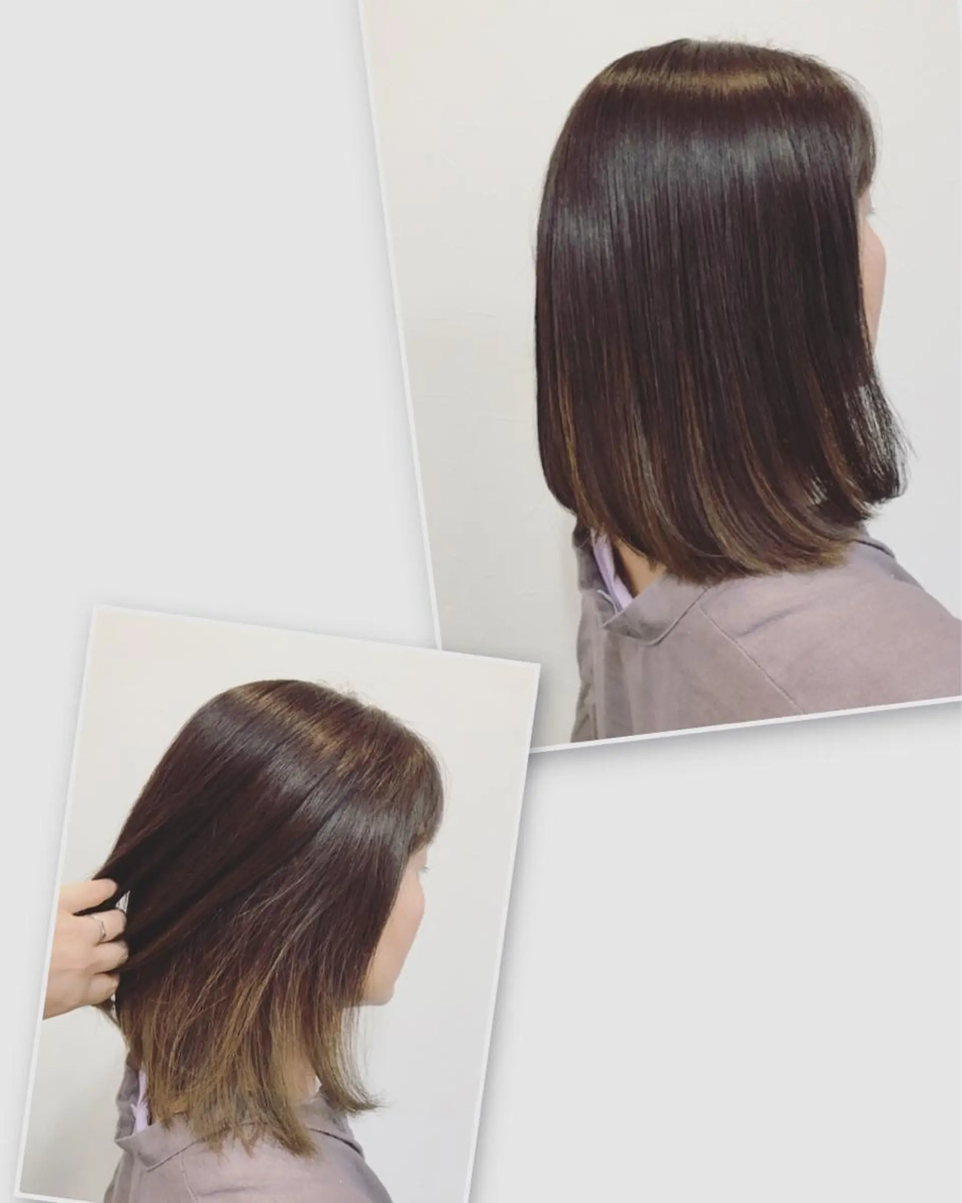 ミディアム カラー 小林 由里香のヘアスタイル