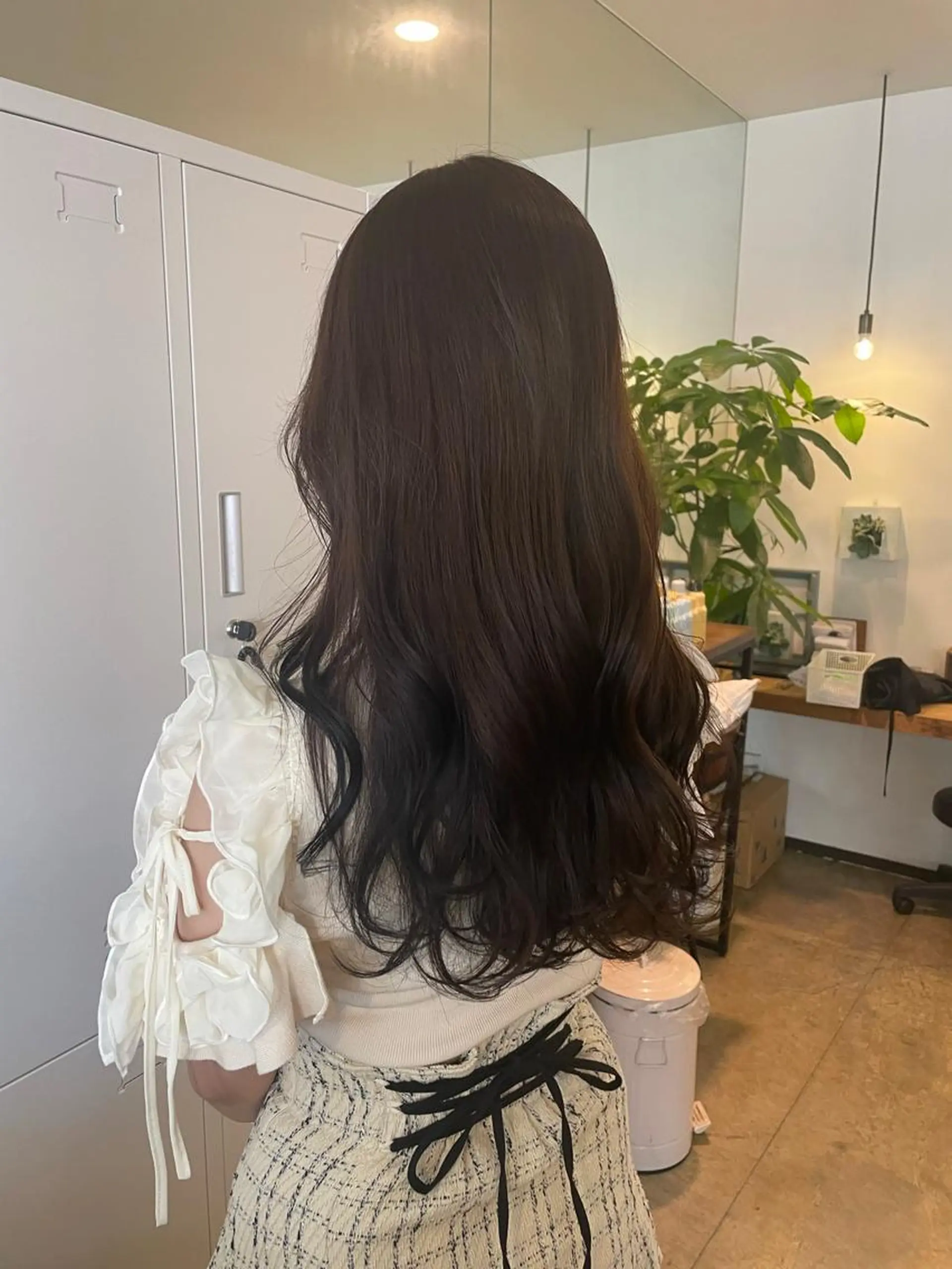 ロング カラー カット ヘアカラー トリートメント 【完全個室】髪質改善 暖色カラー/山崎唯奈のヘアスタイル