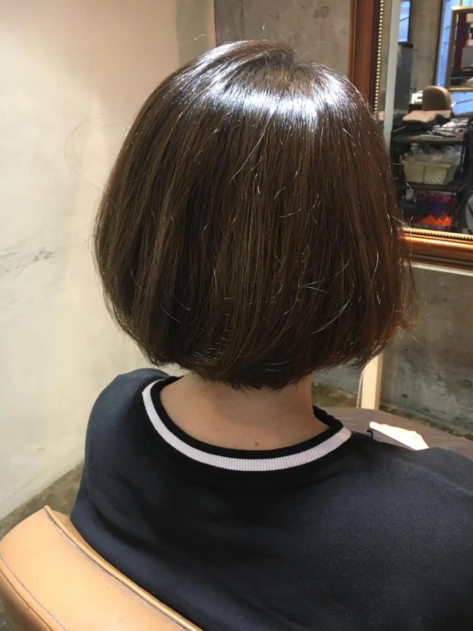 ショート カラー グレージュ ハイライトカラー ハイライト 北條 優輝のヘアスタイル