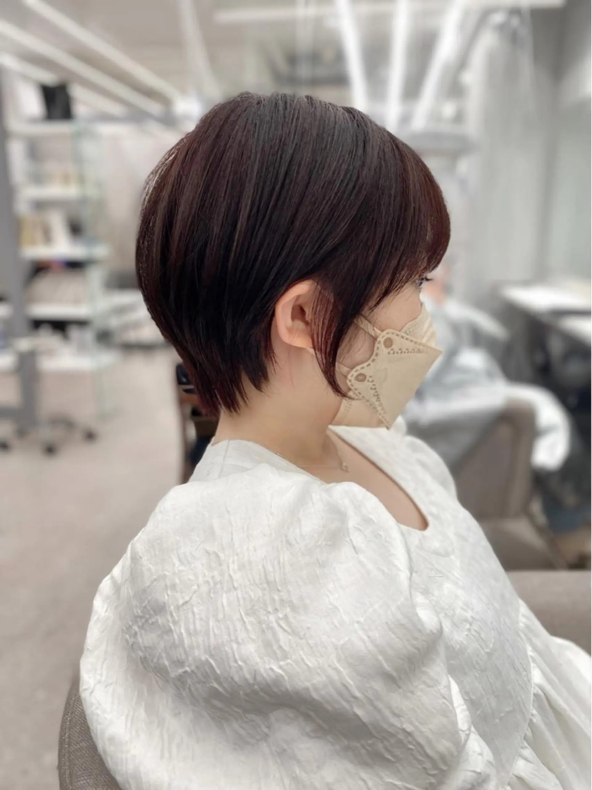 ショート 京都レイヤーカット/ 縮毛矯正/羽柴りくのヘアスタイル