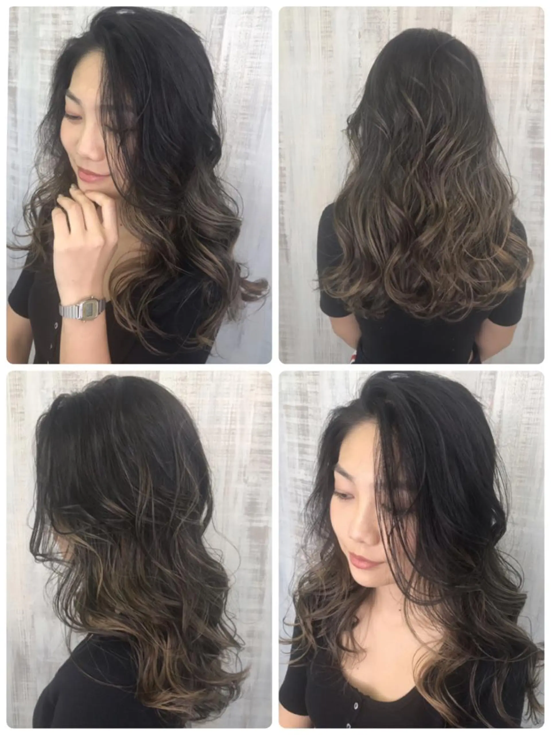 ロング カラー パーマ ヘアアレンジ メンズ キッズ ネイル マツエク・マツパ グラデーションカラー グラデーション 美容室 ソンリエのヘアスタイル