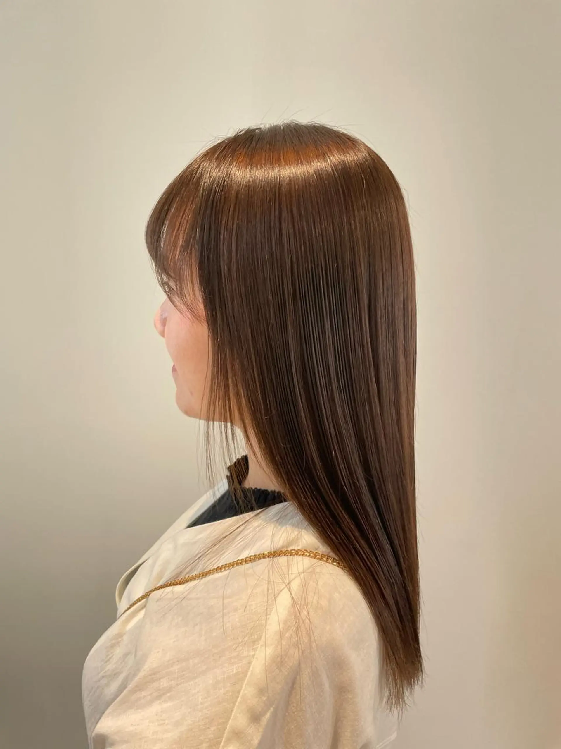 ロング 縮毛矯正 SITEN所属・大阪/肥後橋/淀屋橋 ワタナベサキ🪿🤍のヘアスタイル