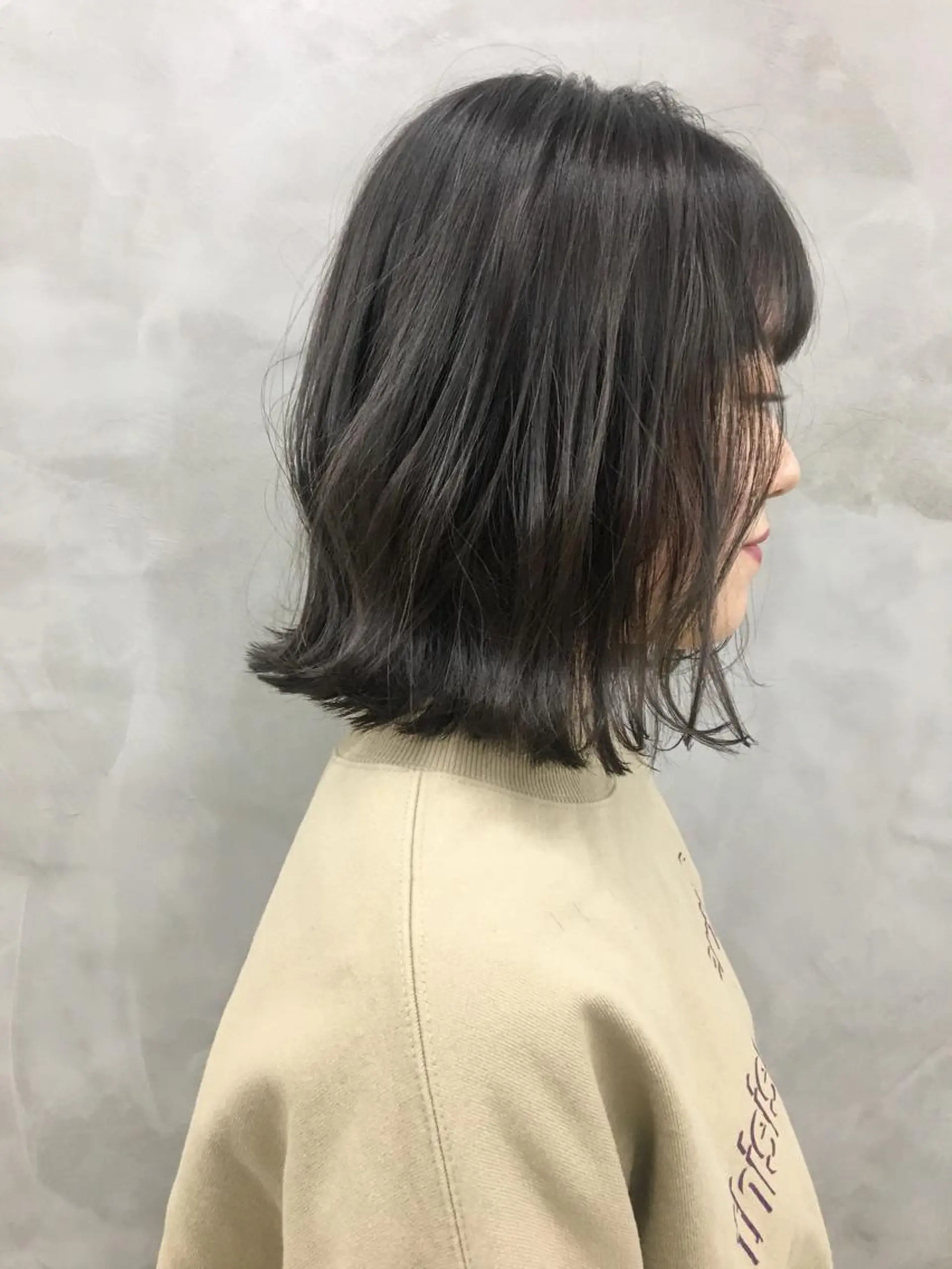 カラー 切りっぱなしボブ 透明感カラー ボブ 外国人風カラー SEED&beauty byFLAT所属・ヘッドスパ (女性限定)🍋モエのヘアスタイル