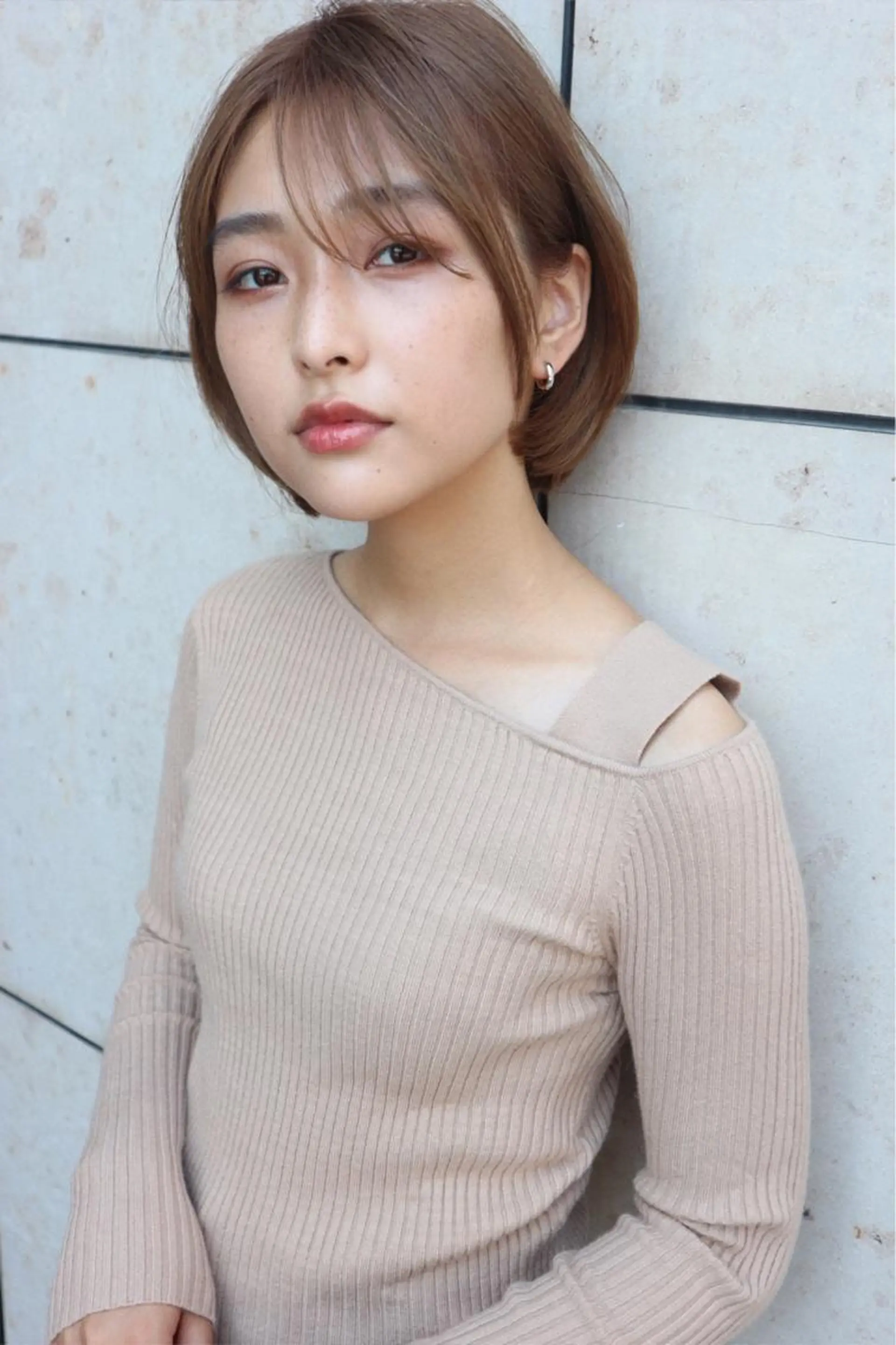 ショート カラー ショートボブ 丸みショート ボブ ショートヘア amber池袋所属・徳本 駿太のヘアスタイル