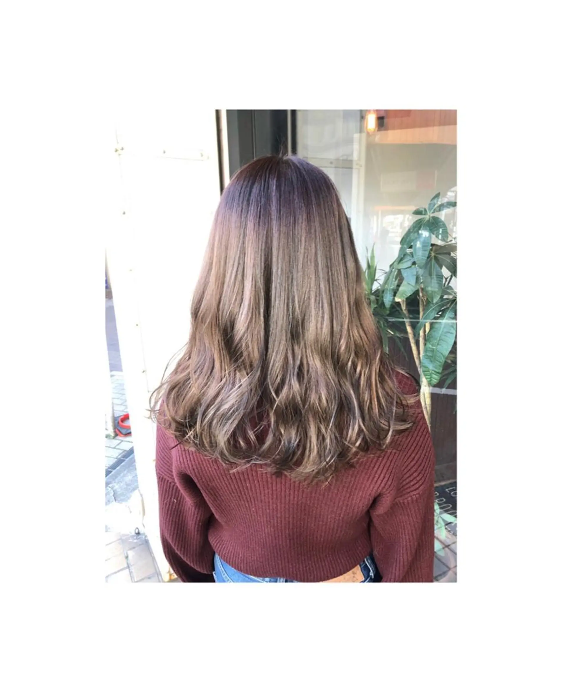 セミロング カラー カット ヘアカラー トリートメント あらい なつみのヘアスタイル