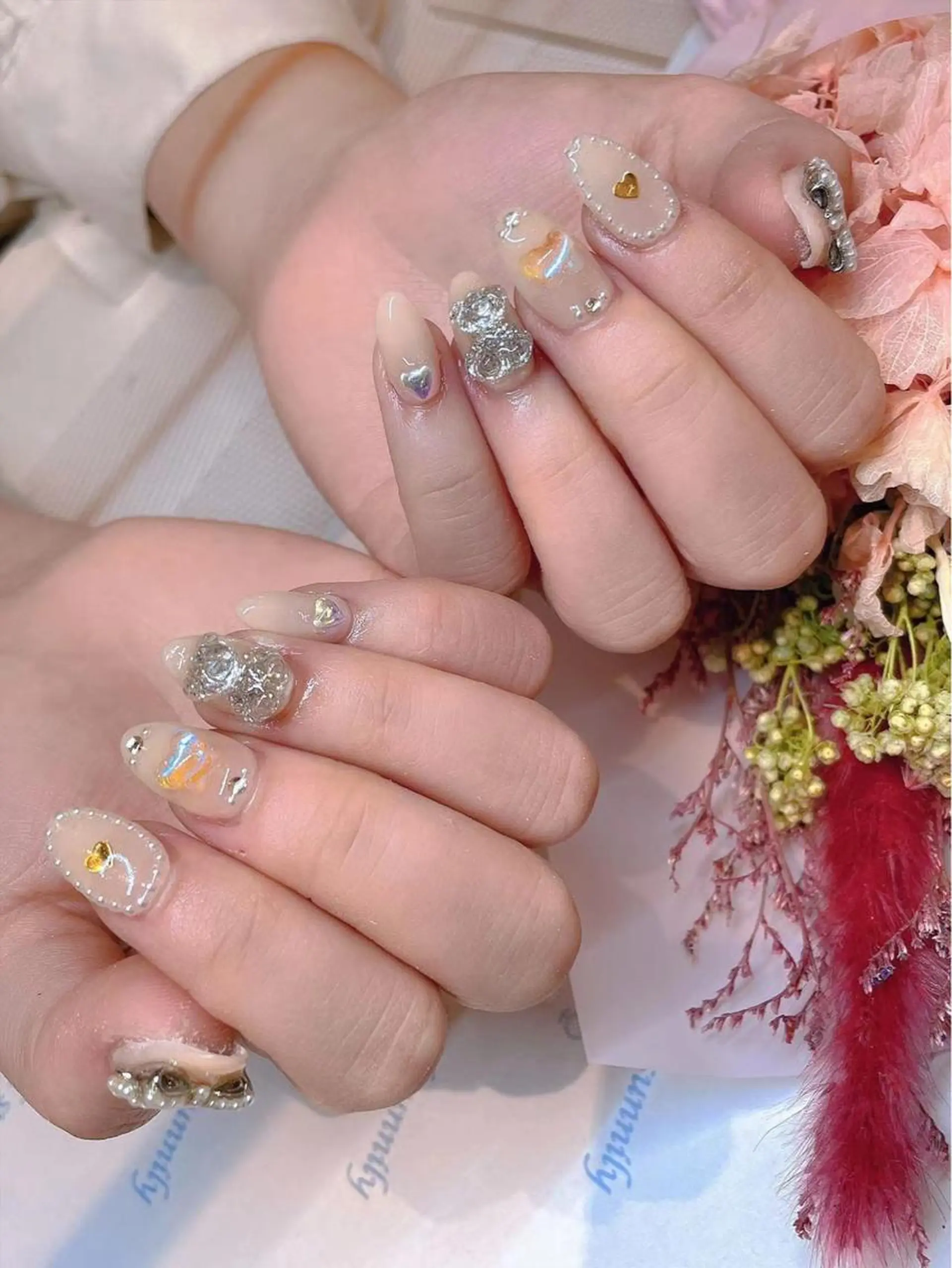 ネイル 長さだし専門店 M2 rikaのネイルデザイン