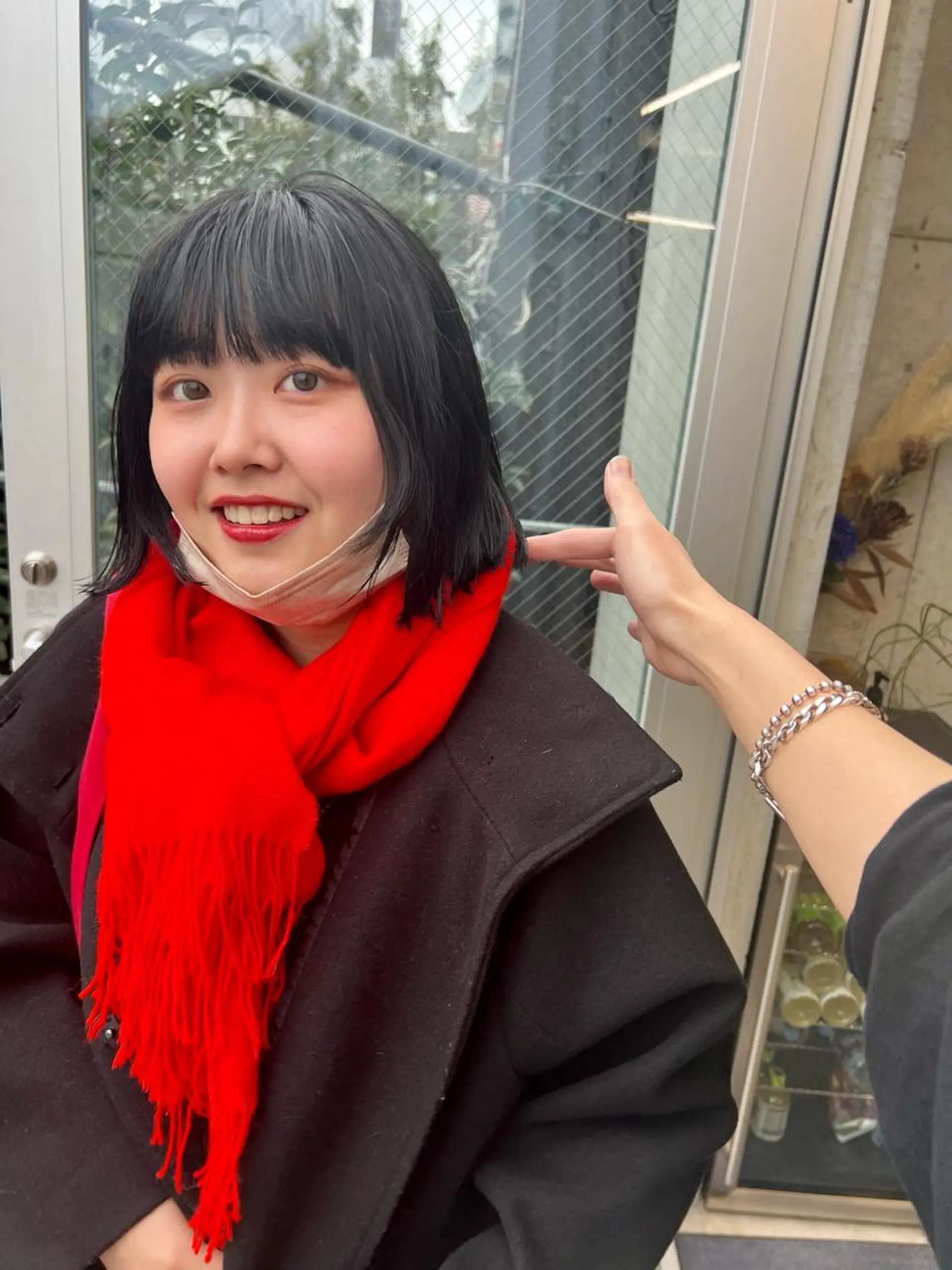 ショート ボブ 顔周りカット カット sakoda shunkiのヘアスタイル