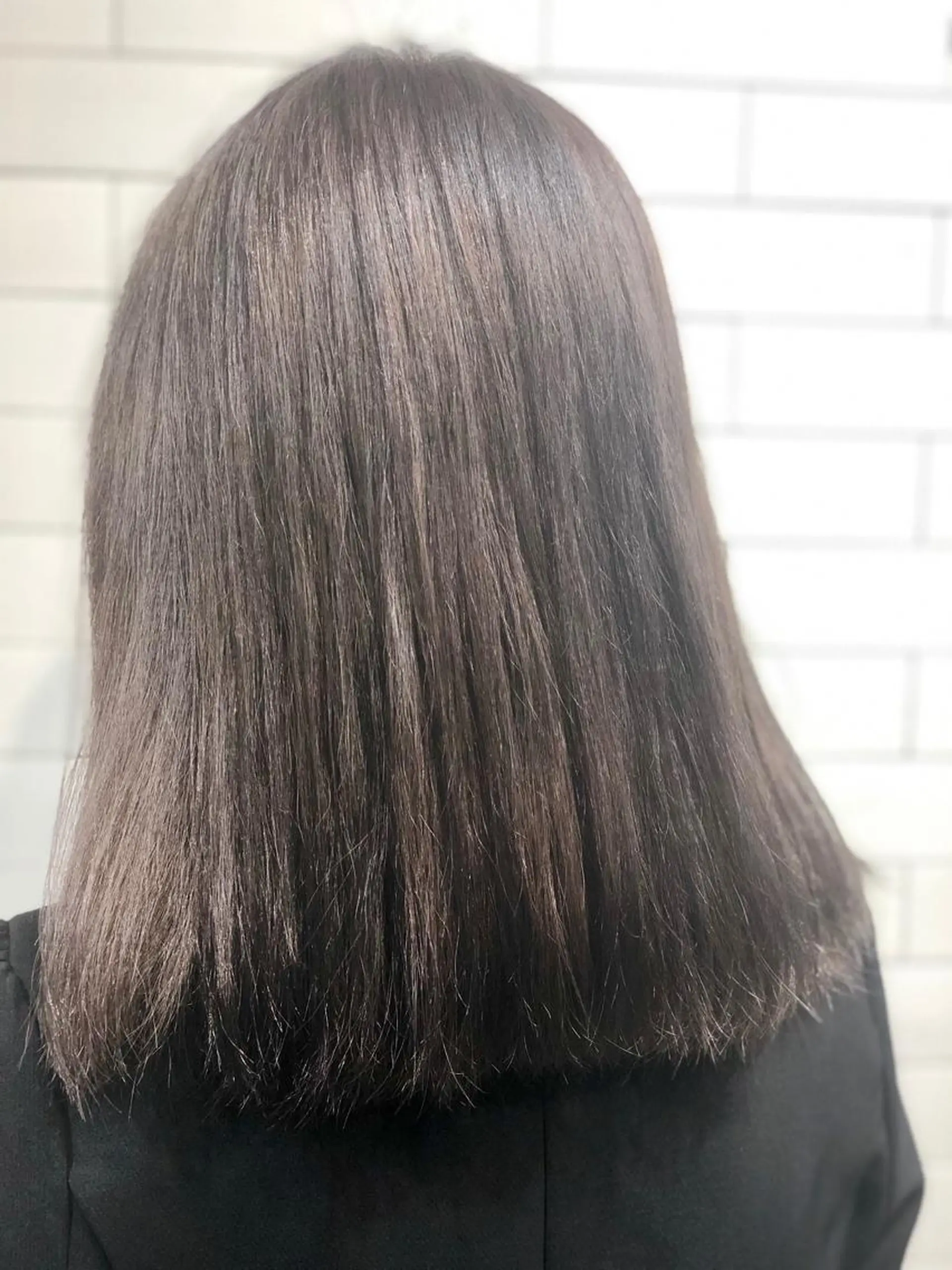 ミディアム カラー 🤍髪質改善➕透明感 カラー🤍川上葵のヘアスタイル