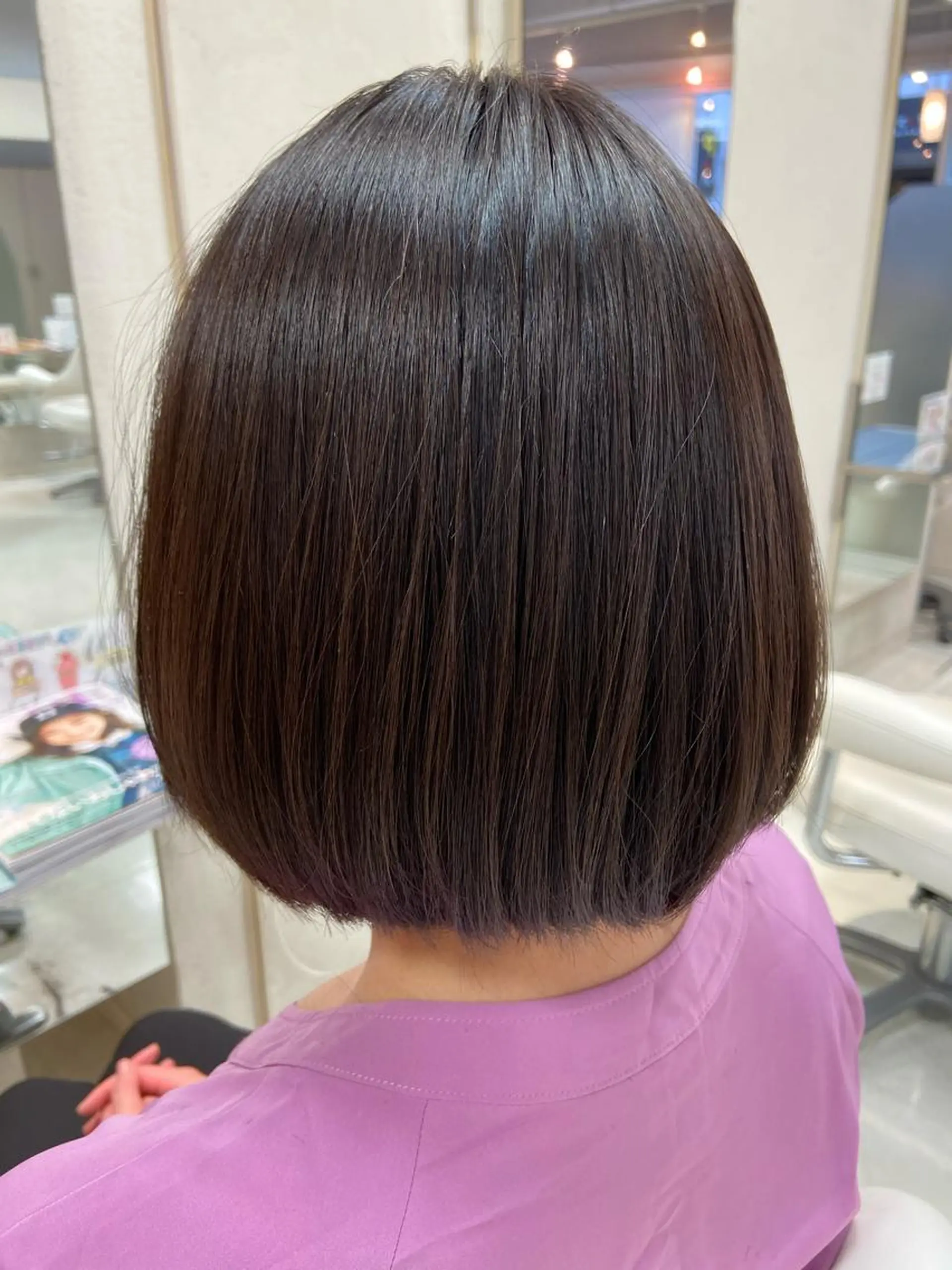 ショート ボブ 菊地 美憂のヘアスタイル