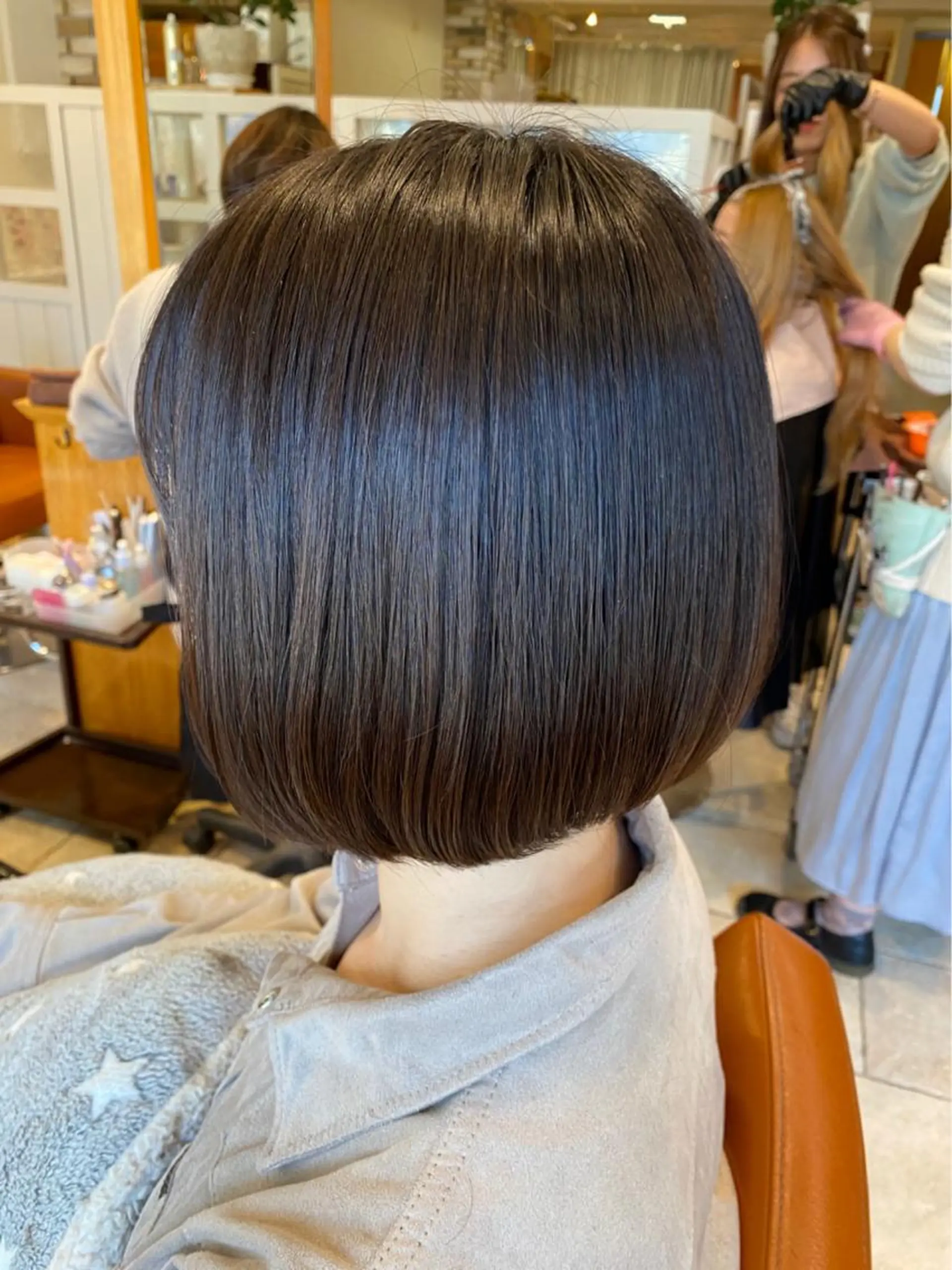 ショート カラー 透明感カラー・ 髪質改善🩵イケダのヘアスタイル