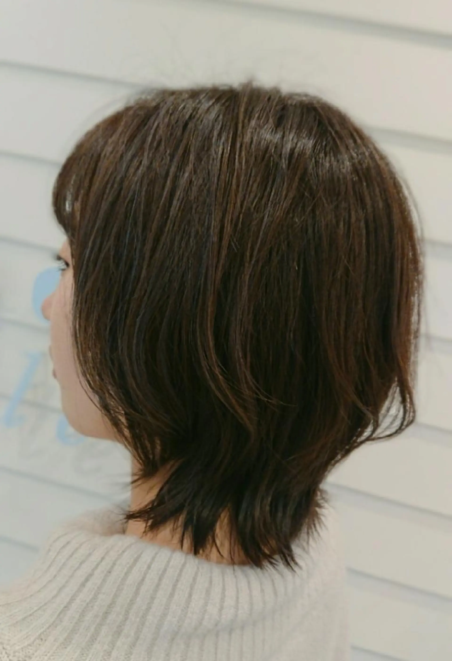 ミディアム ウルフカット GO TODAY SHAiRE SALON キラリトギンザ店所属・🐱higajo🐱 比嘉門(ヒガジョウ)のヘアスタイル