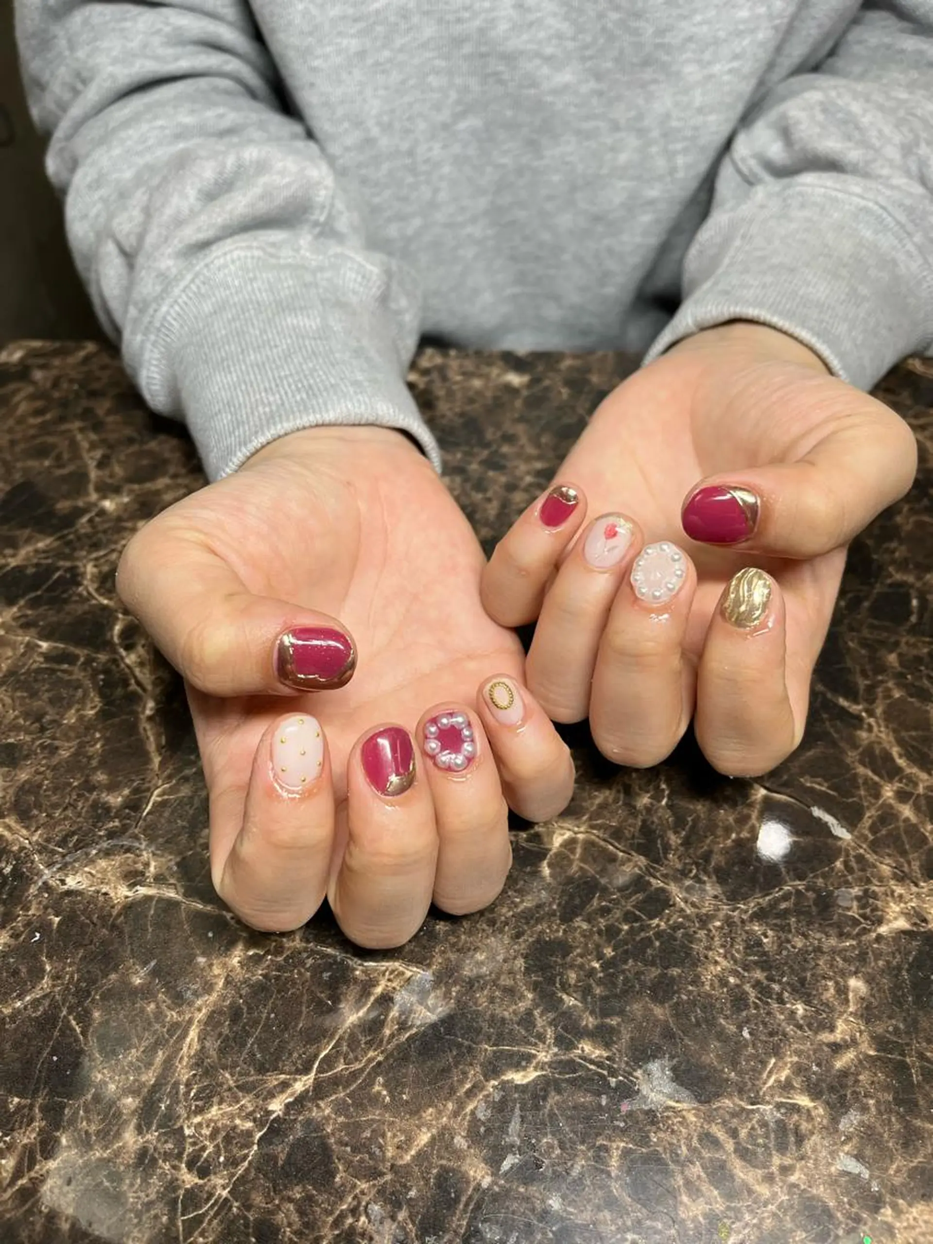 ネイル ハンドネイル IROHA Nail 矢掛萌子のネイルデザイン