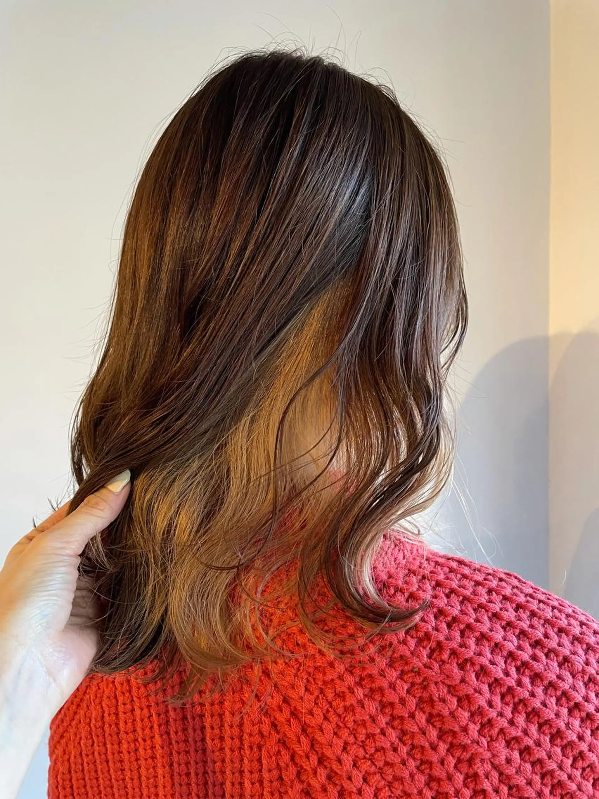 セミロング カラー ヘアアレンジ マツエク・マツパ カット ヘアカラー 透明感カラー/推しカ ラー☁️JURAのヘアスタイル