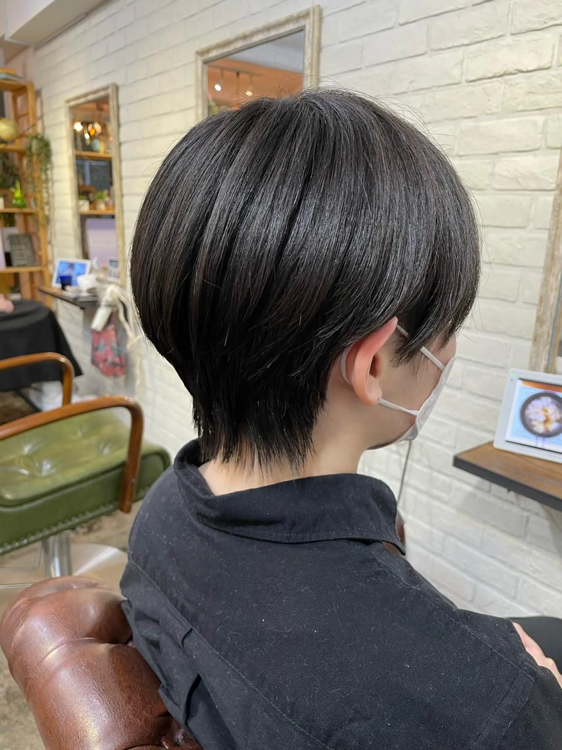 ショート ハンサムショート ショートヘア hair living Liko池袋東口店所属・✨透明感カラー🌱 上村　舜のヘアスタイル