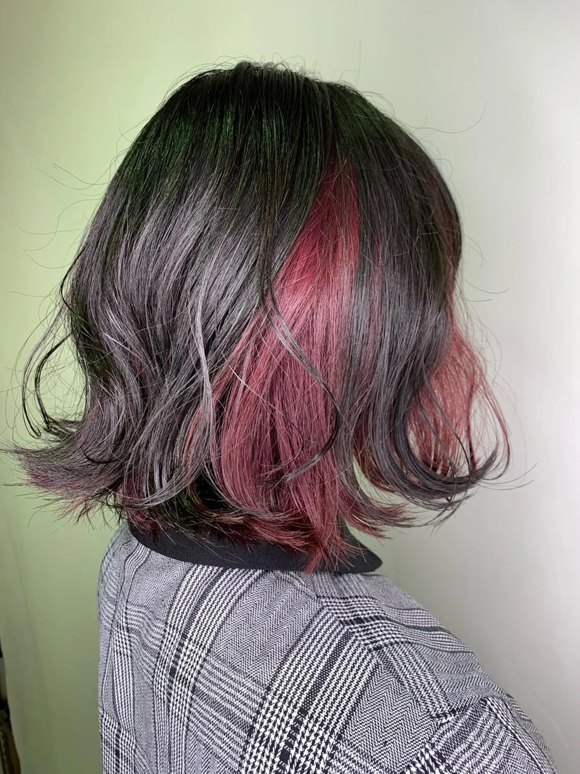 セミロング カラー 春日 力のヘアスタイル