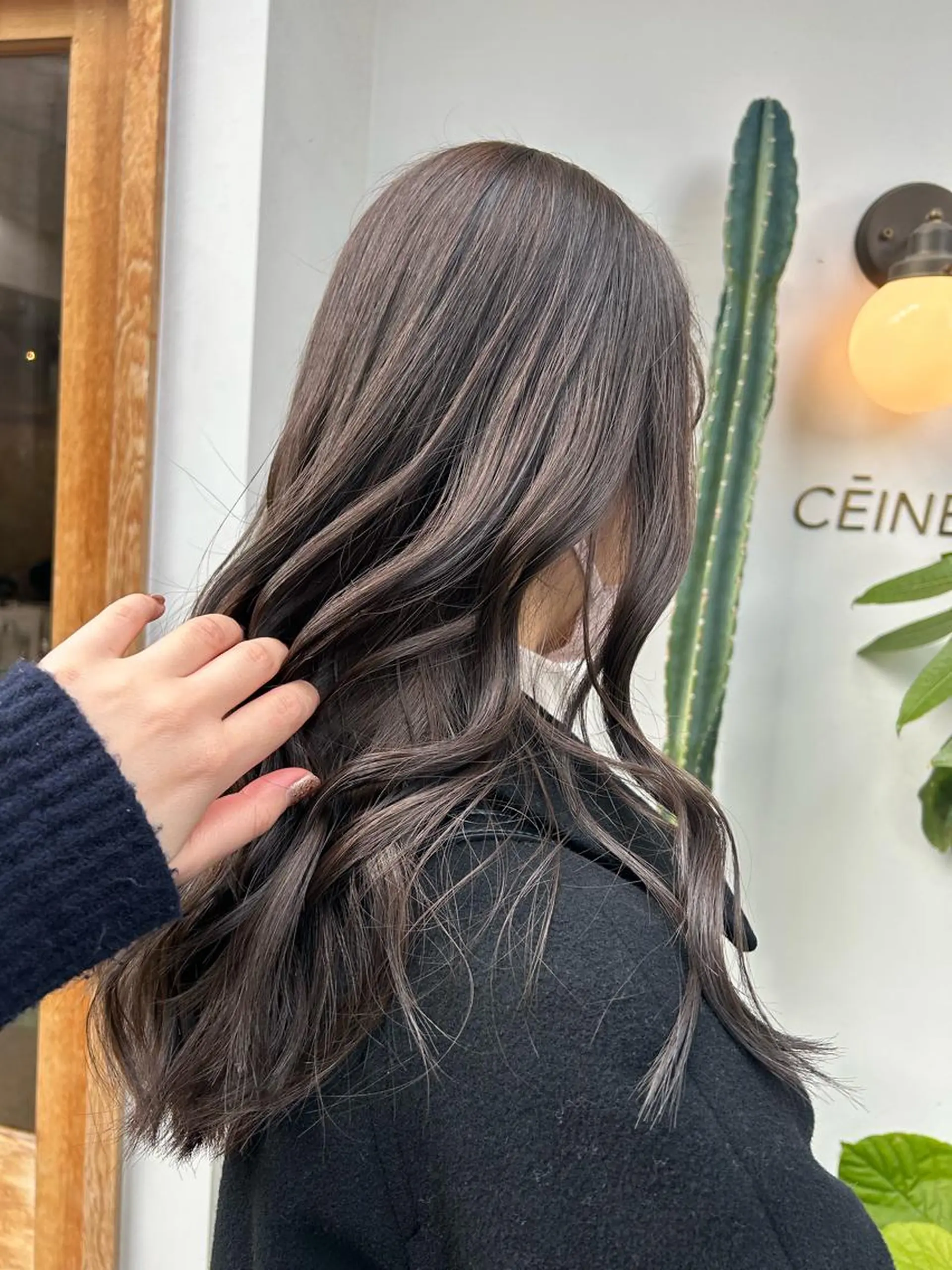 ロング カラー カット ヘアカラー トリートメント なかむら ゆきのヘアスタイル