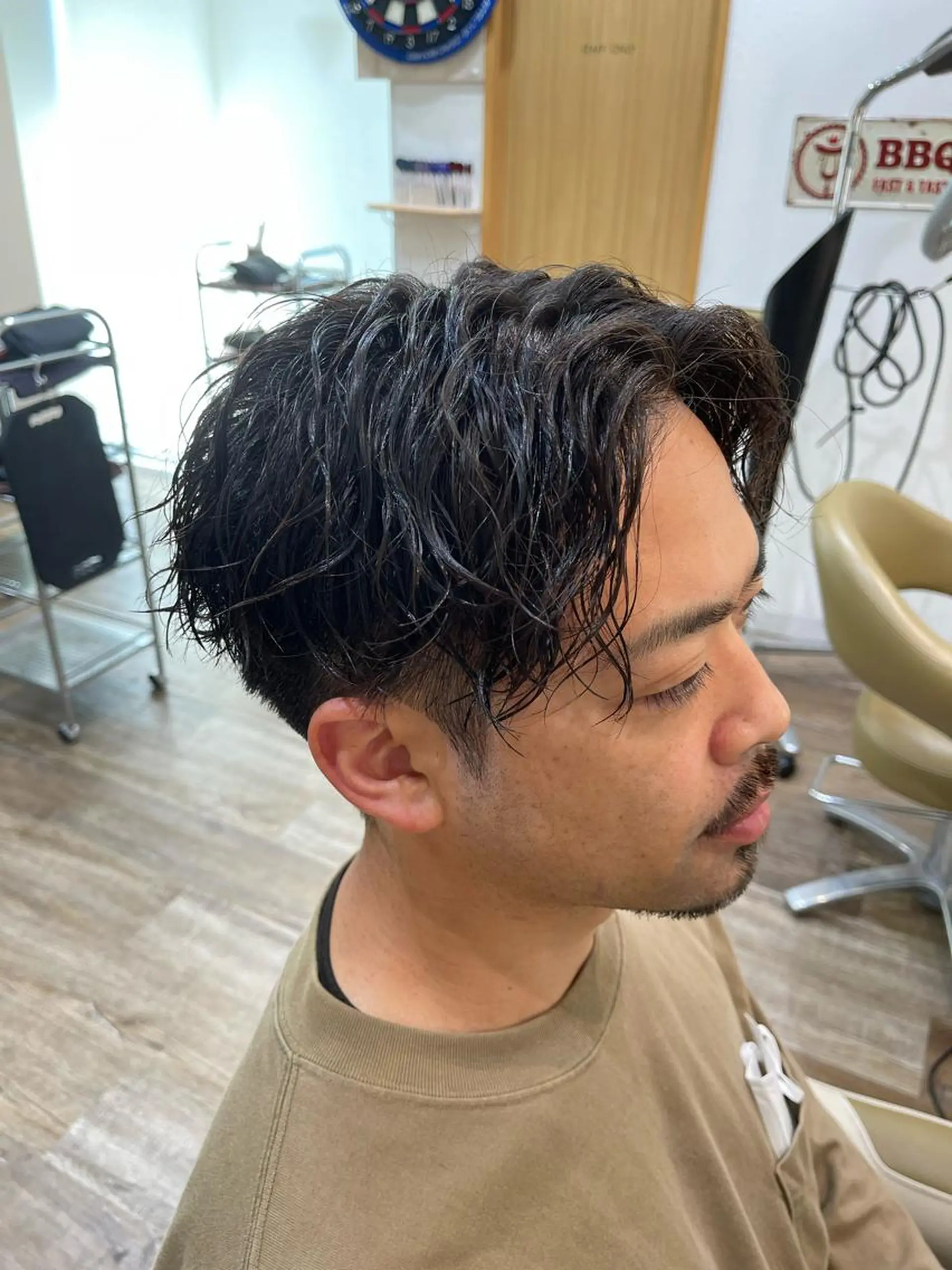 パーマ メンズ メンズパーマ 北原寿樹のヘアスタイル