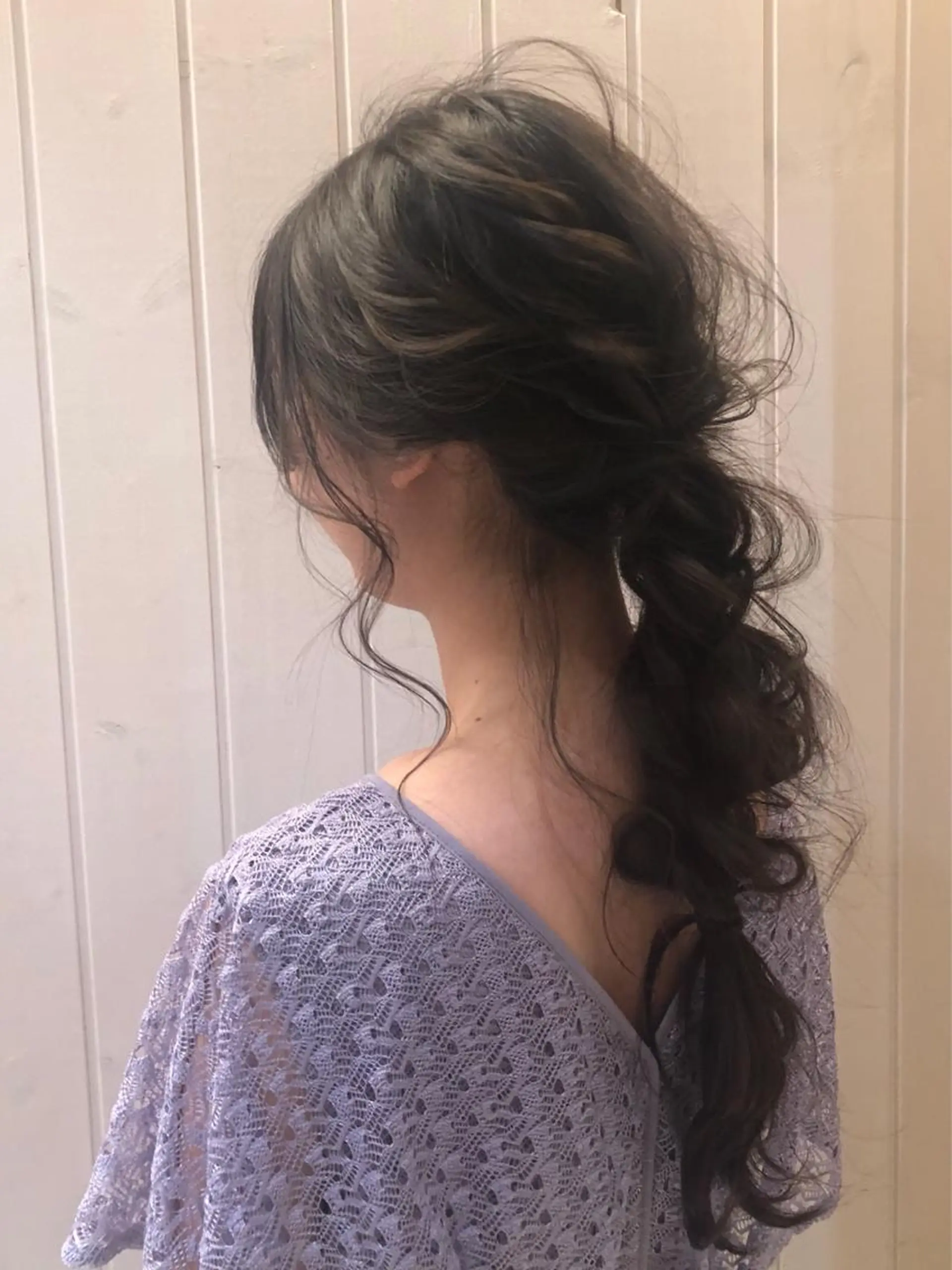 ヘアアレンジ ケアブリーチ/ エクステ/レイヤーのヘアスタイル