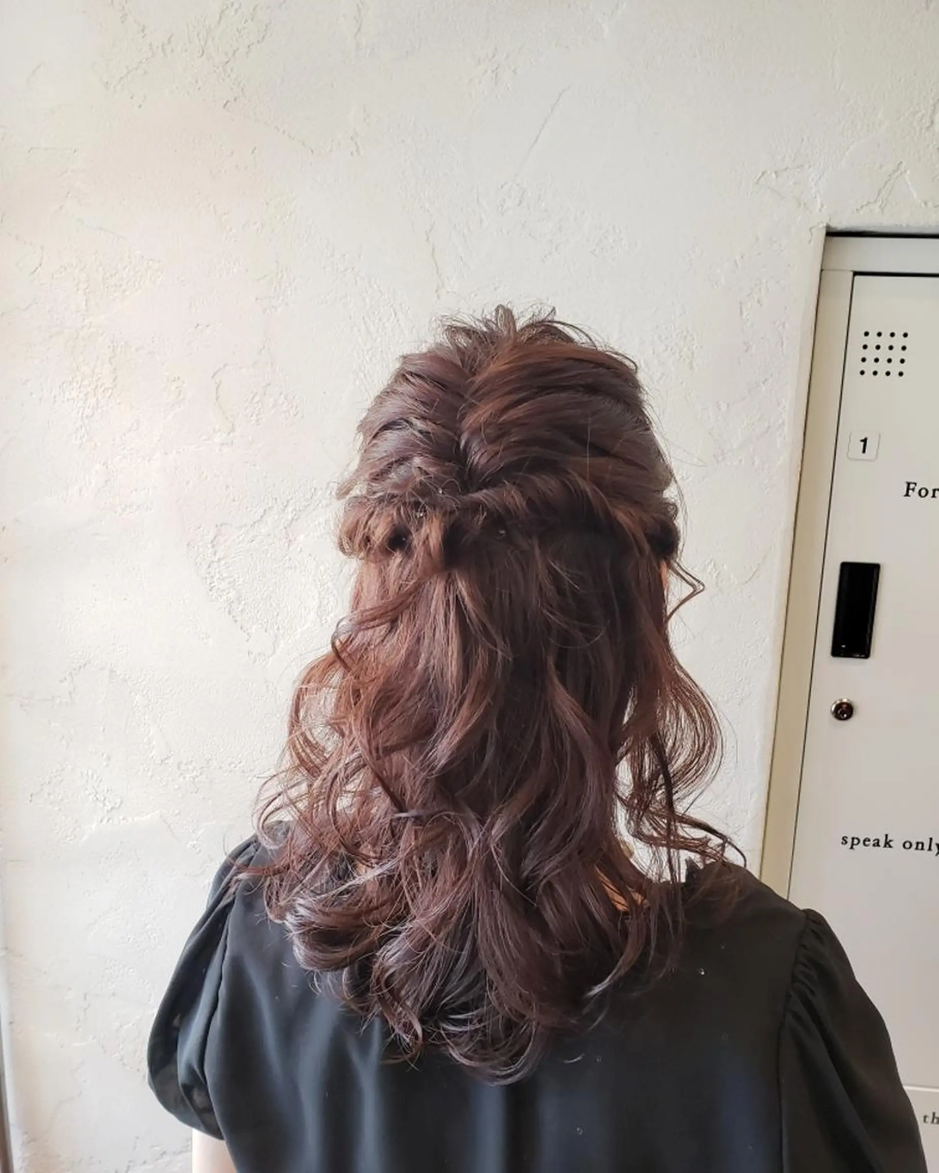 セミロング ヘアセット 薄葉 美菜子のヘアスタイル