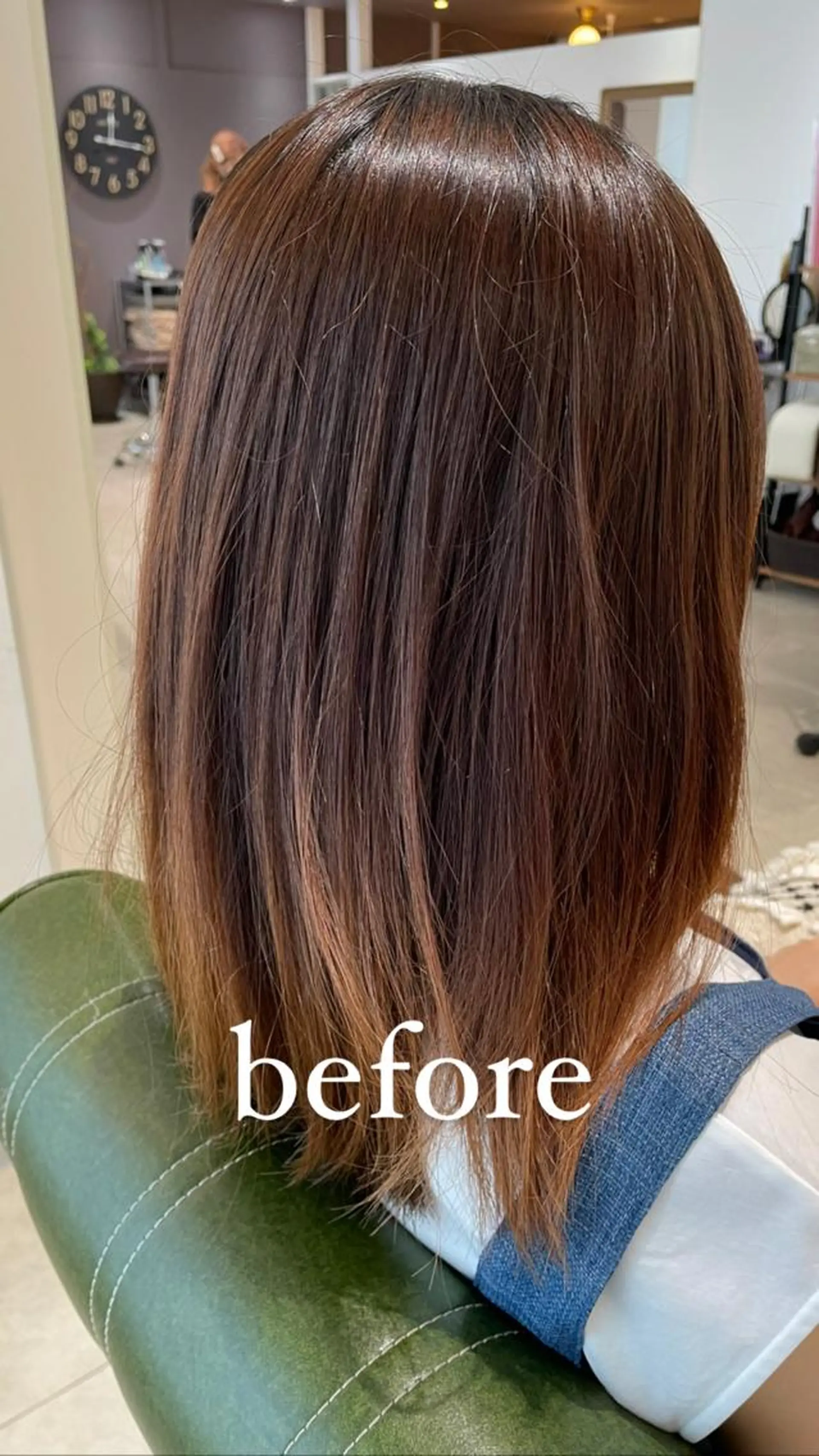 ミディアム カラー アクアカラー 髪質改善 トリートメント eins.hair所属・過去一の柔髪ヘア 🌿einshairのヘアスタイル