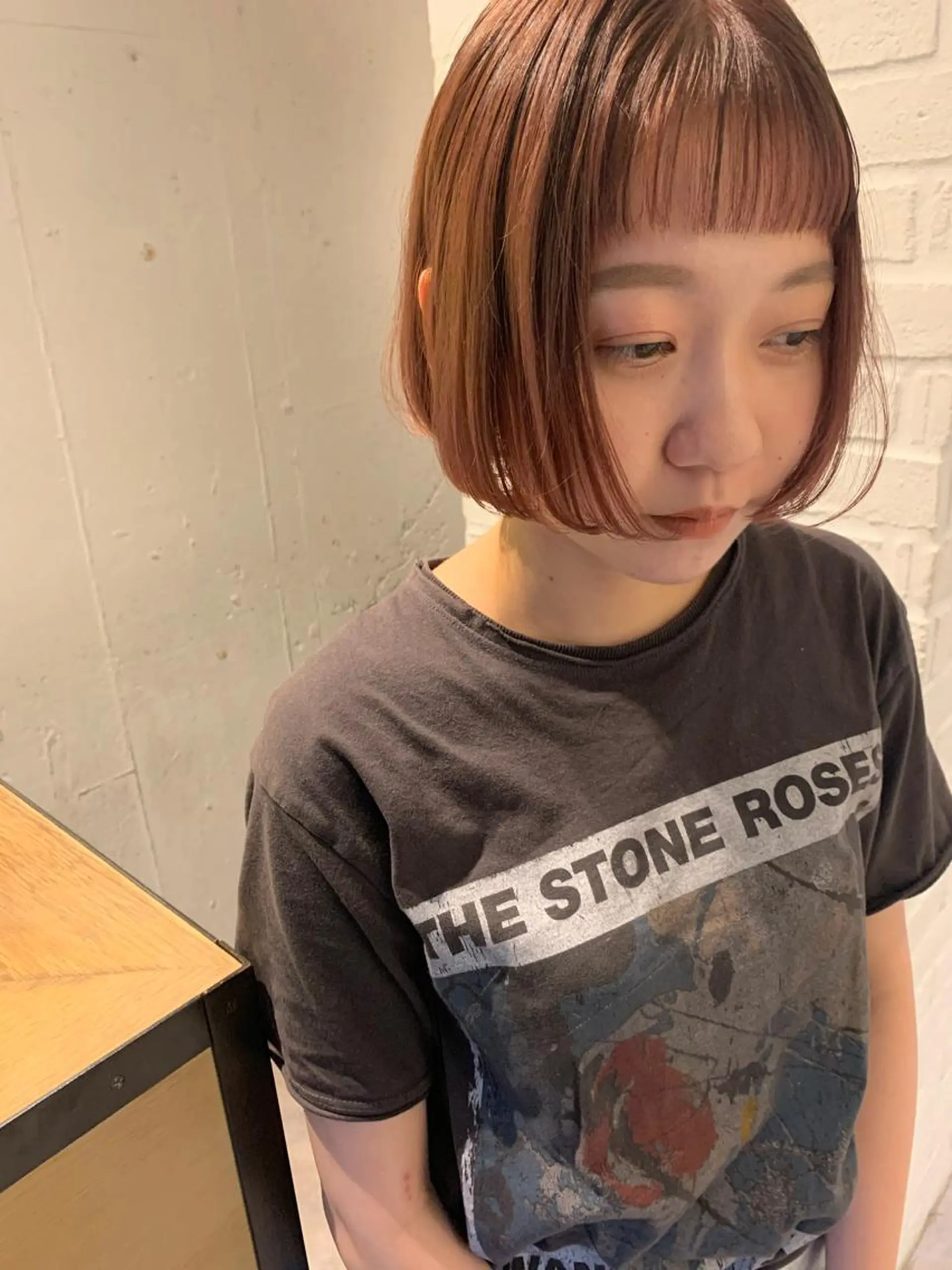 ショート カラー ヘアカラー トリートメント Fuuu《フゥ》所属・シノザキ シンゴのヘアスタイル