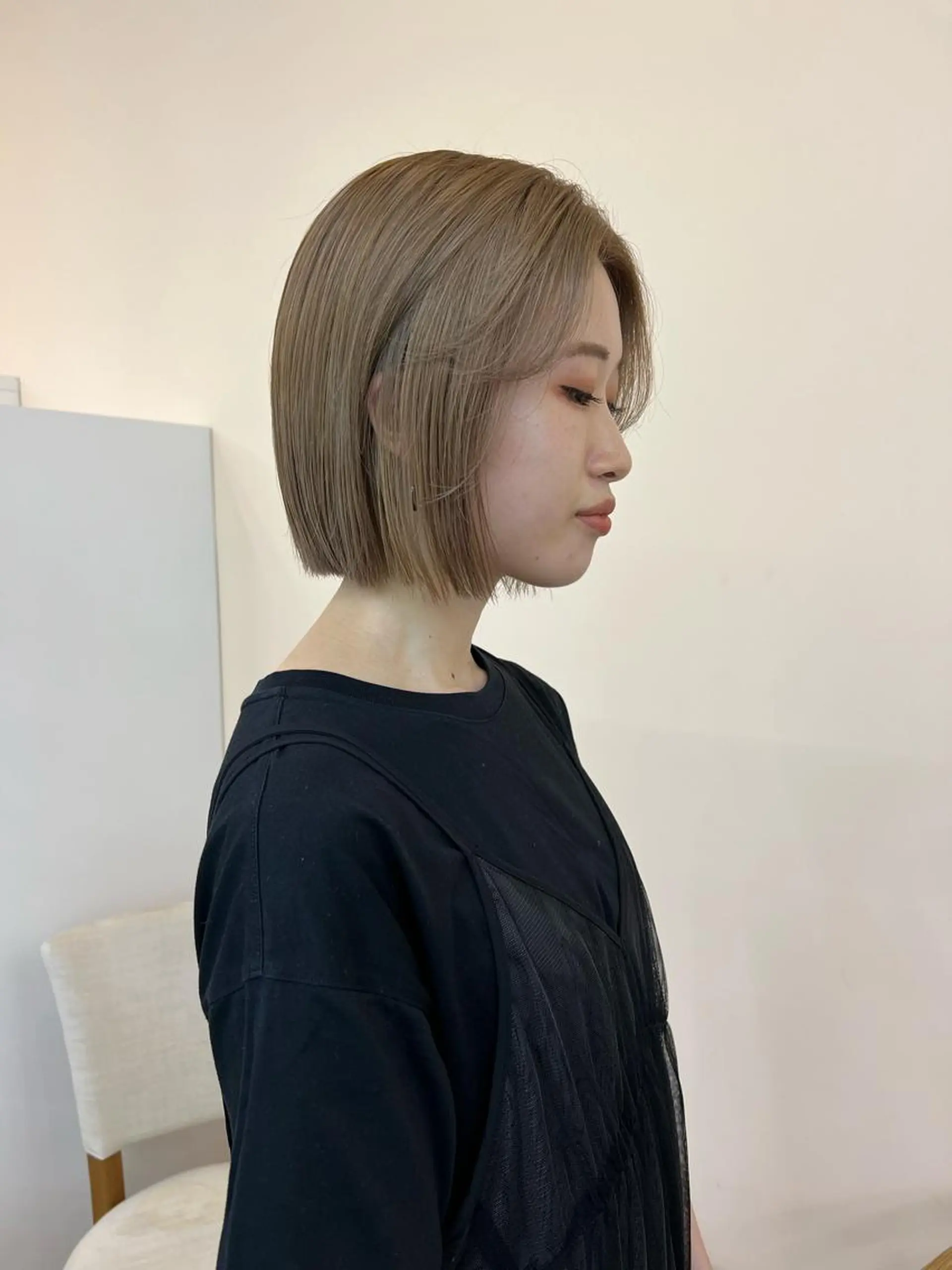 ミディアム カラー 舟橋耀/ブリーチカラ ー/レイヤーカットのヘアスタイル