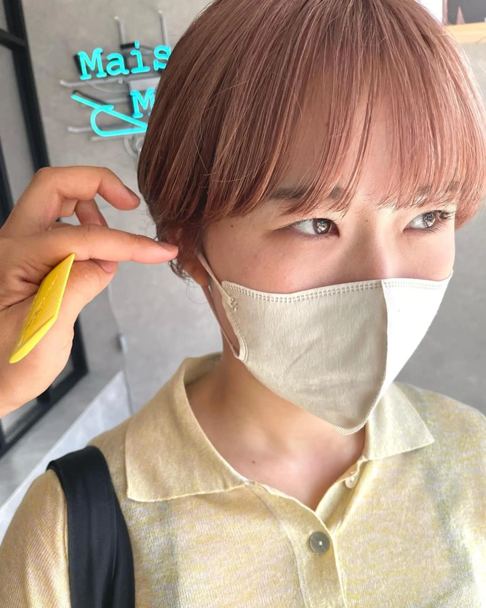 ショート ショートヘア 河原 亮のヘアスタイル