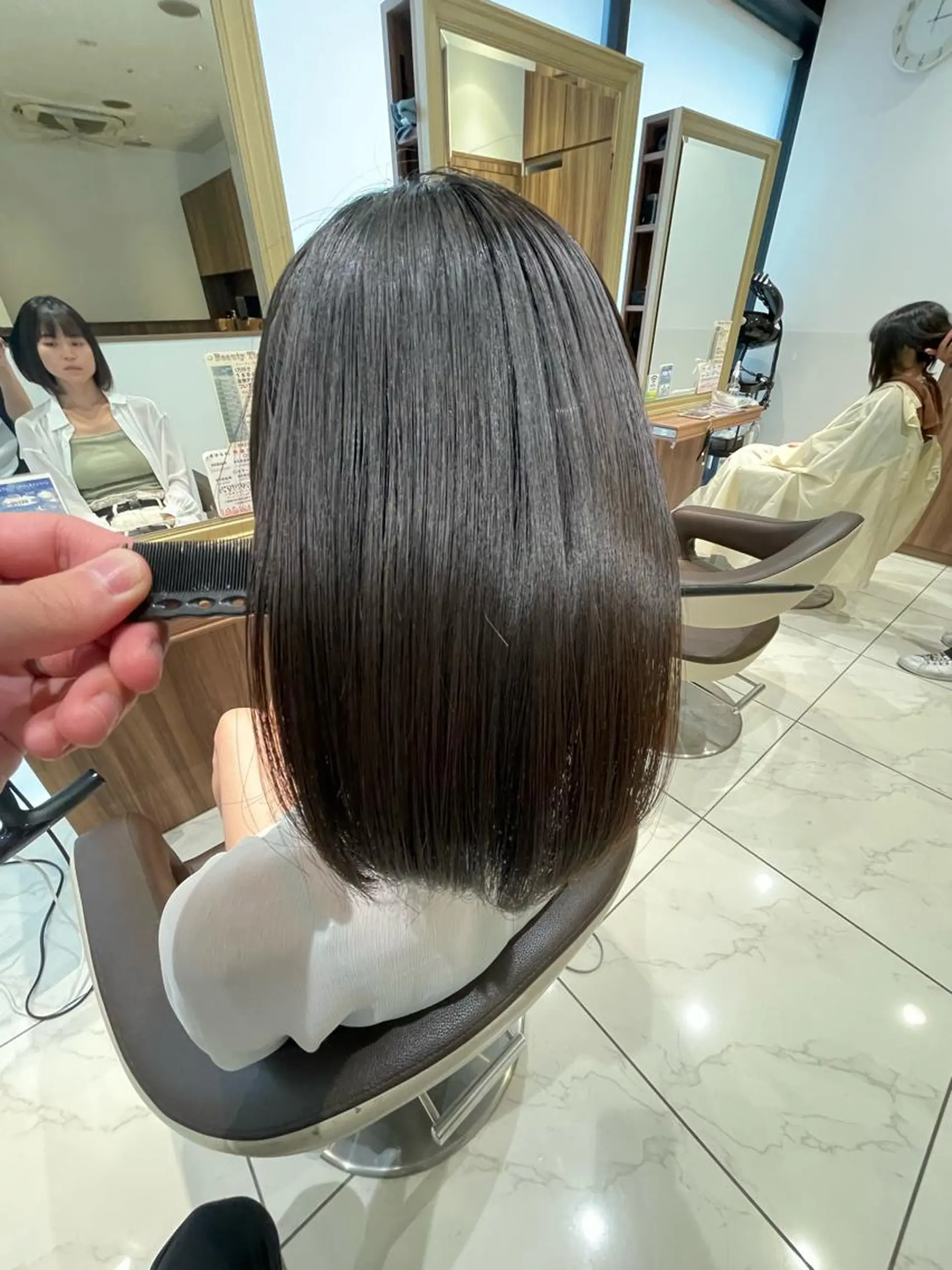 ロング カット 縮毛矯正 トリートメント Ash川越店/ 米川 武志のヘアスタイル