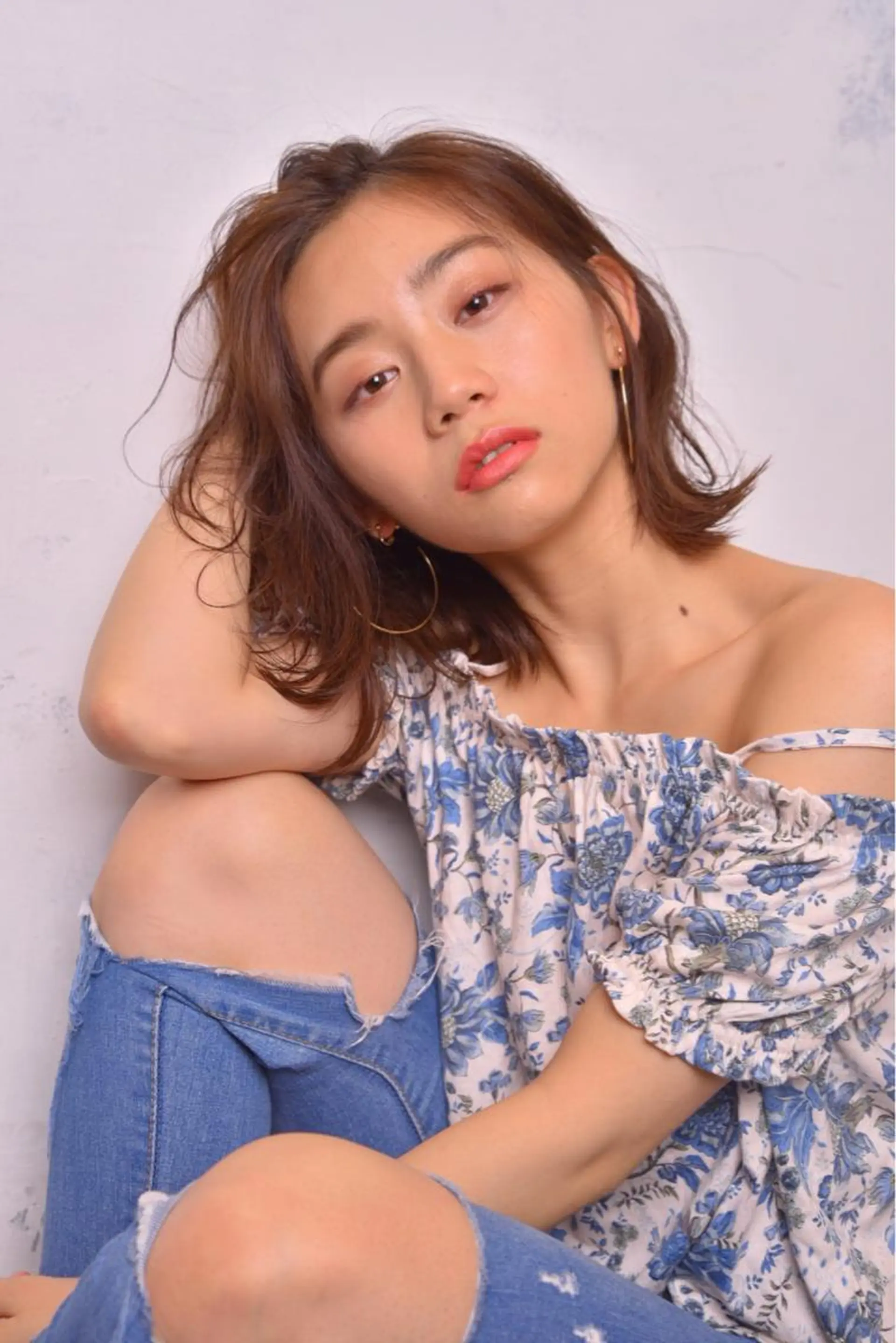 ミディアム カラー 🍑艶髪✖️暖色系 ✨momoka🍑のヘアスタイル