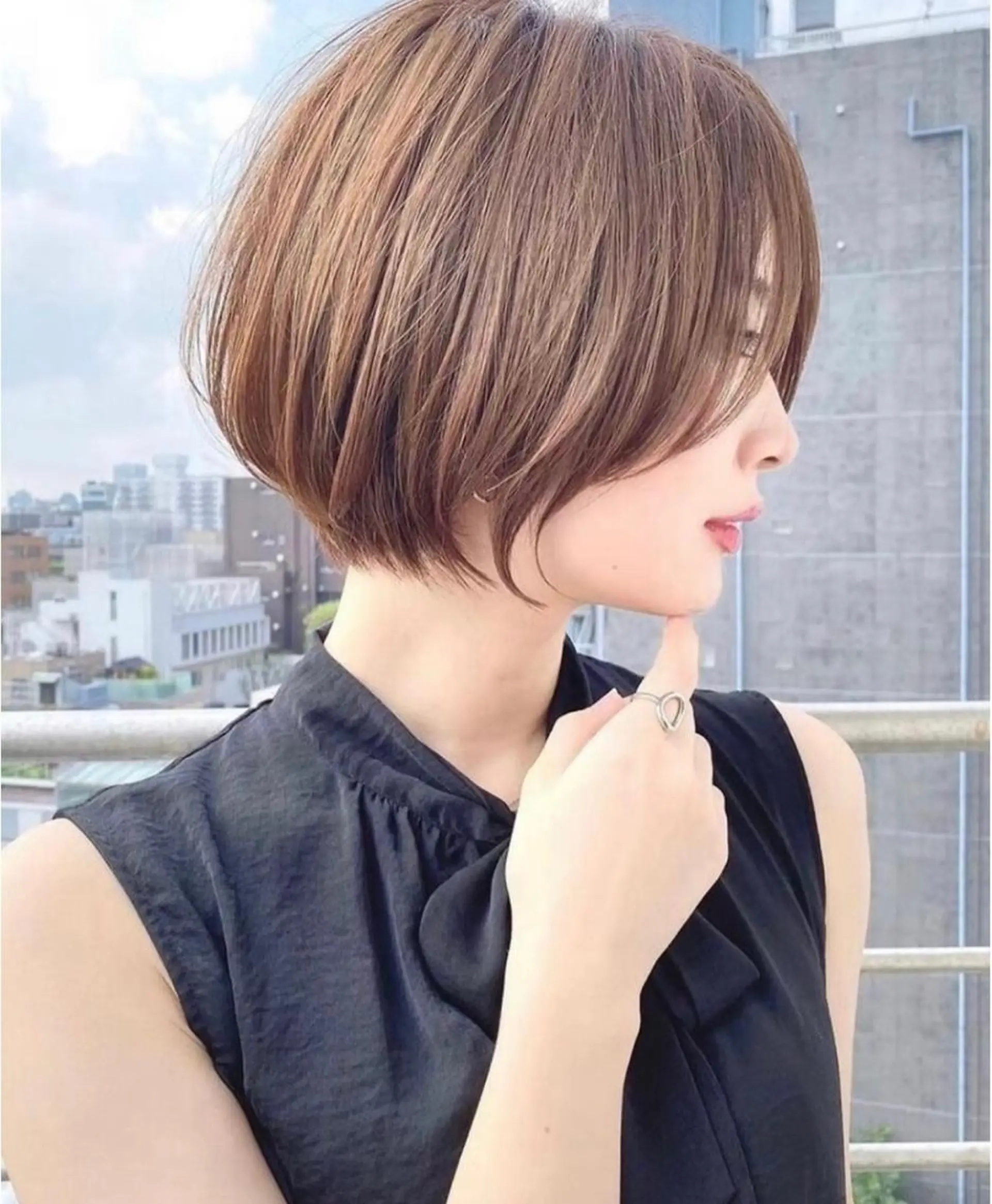 ショート 似合わせショート🌿 ボブ🫧 乾辺真悠子のヘアスタイル