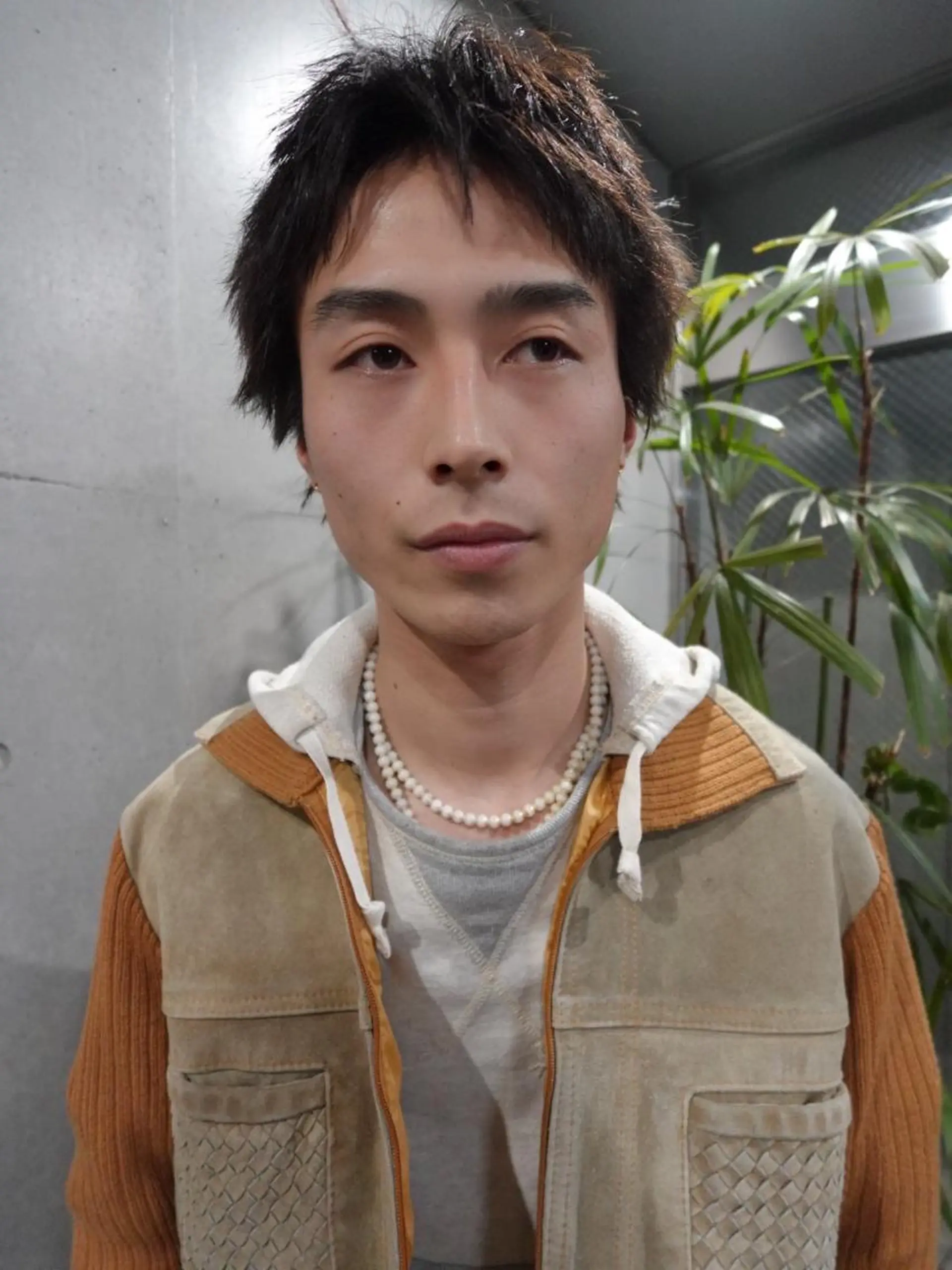 メンズ ショート ショートボブ メンズブリーチ メンズハイライト メンズインナーカラー メンズ韓国風 カット パーマ KOUSUKE /レイヤーカットのヘアスタイル