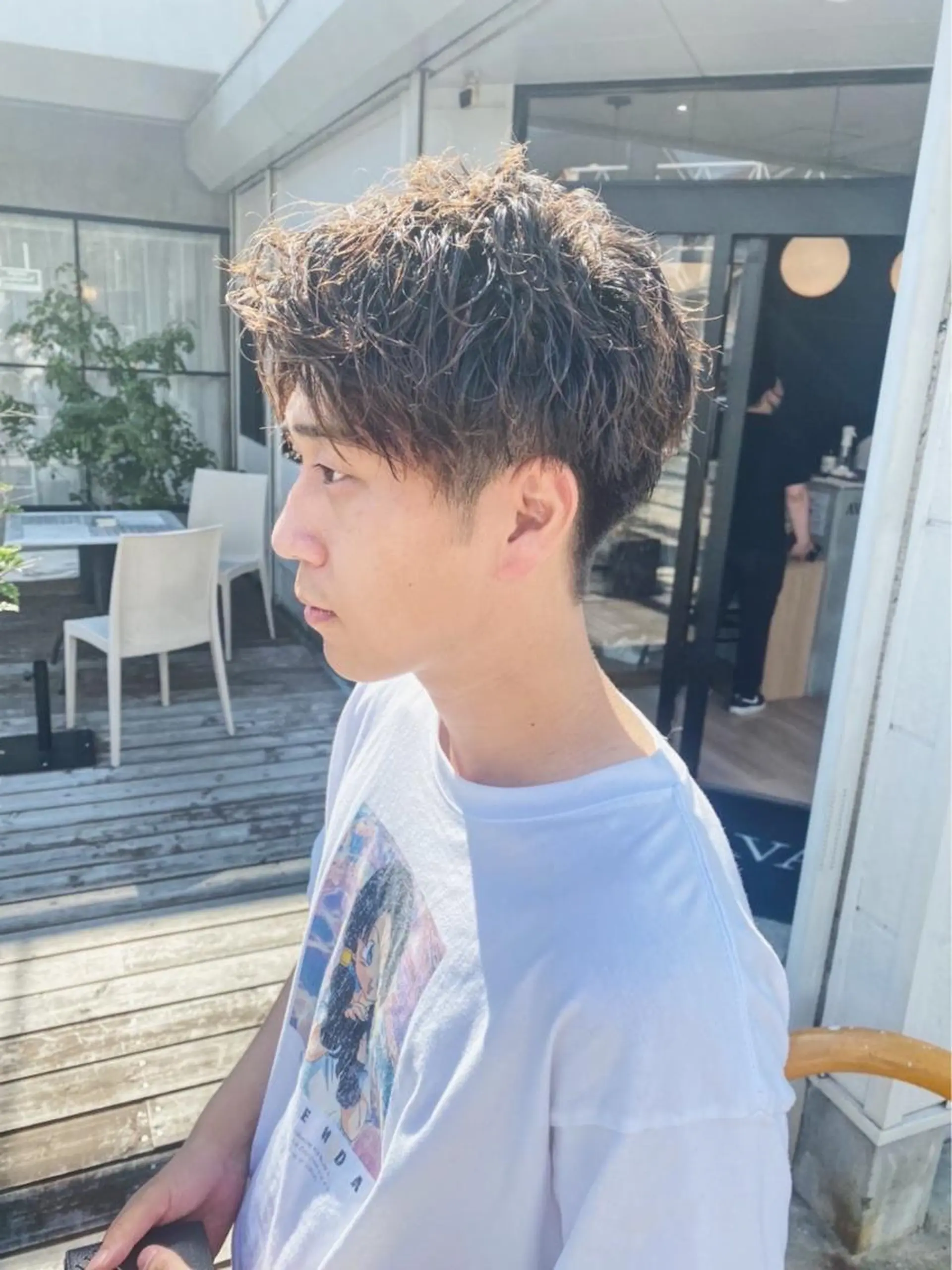 ショート パーマ カット パーマ 三谷 直哉のヘアスタイル