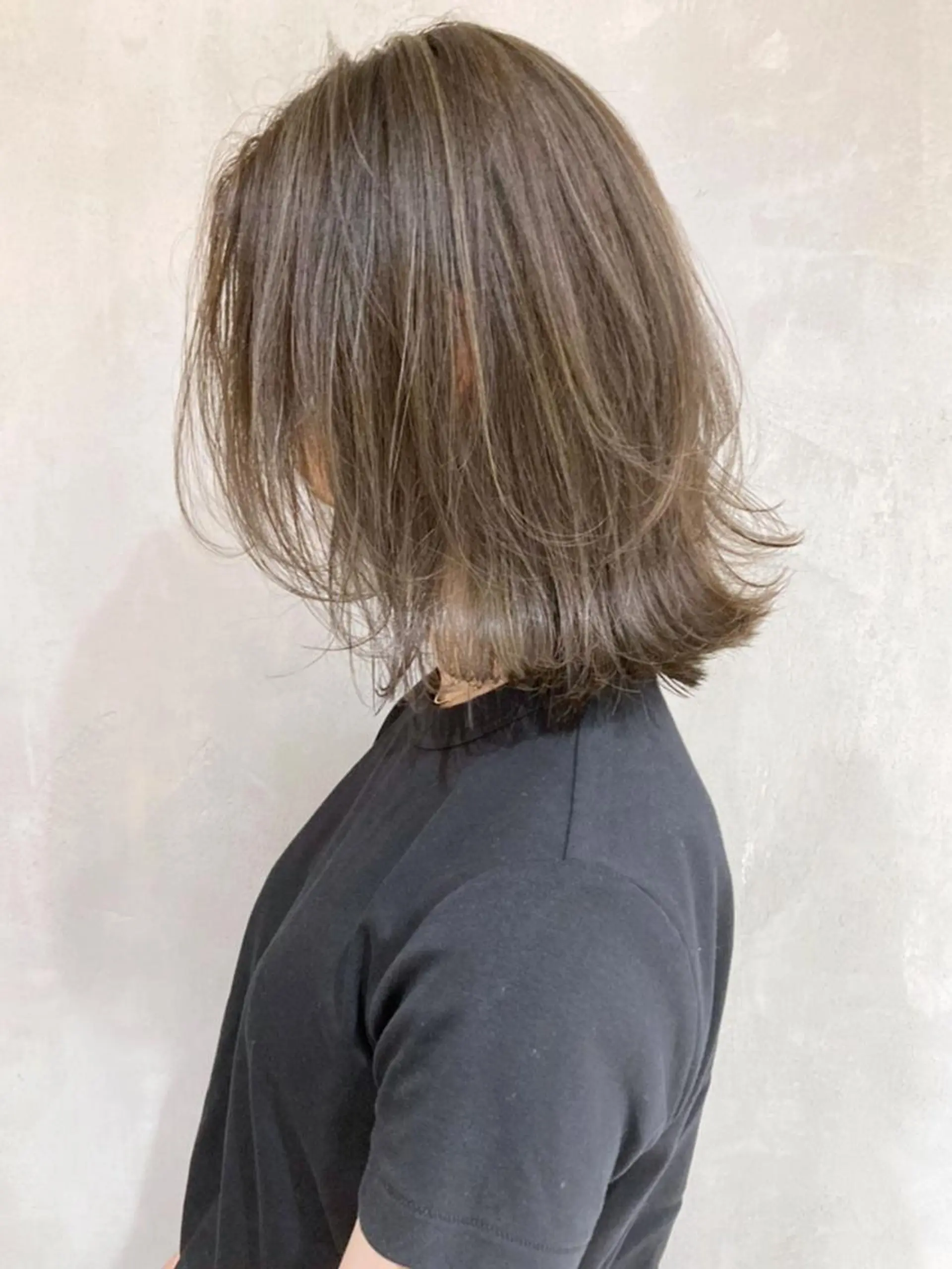 ミディアム カラー パーマ ヘアアレンジ レイヤーカット ITbyALBUM 浦和店のヘアスタイル