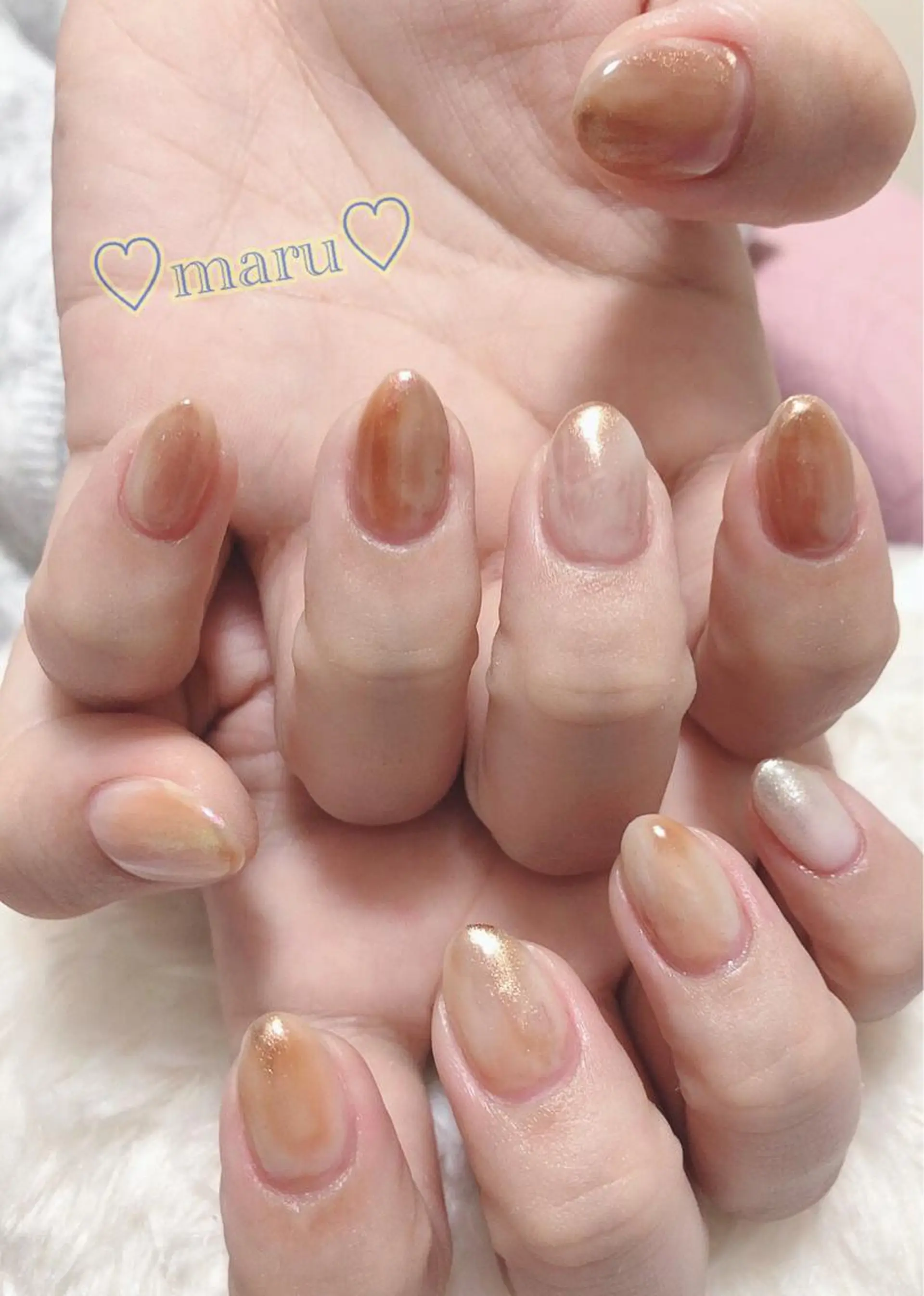 ネイル ハンドネイル フットネイル まるみ ♡のネイルデザイン