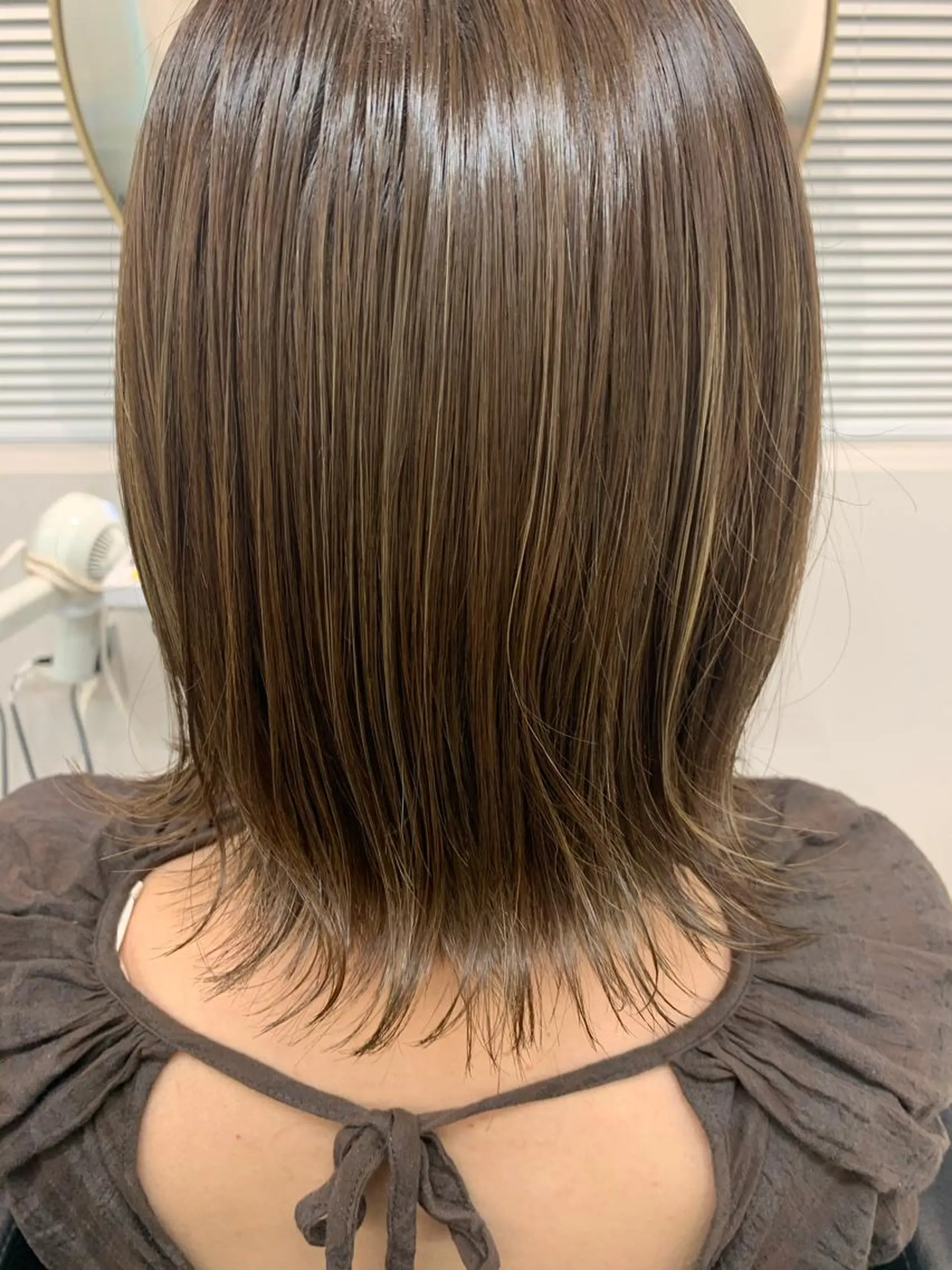 ミディアム カラー カット ヘアカラー トリートメント 韓国風カット大人気☆ 鈴木星奈のヘアスタイル