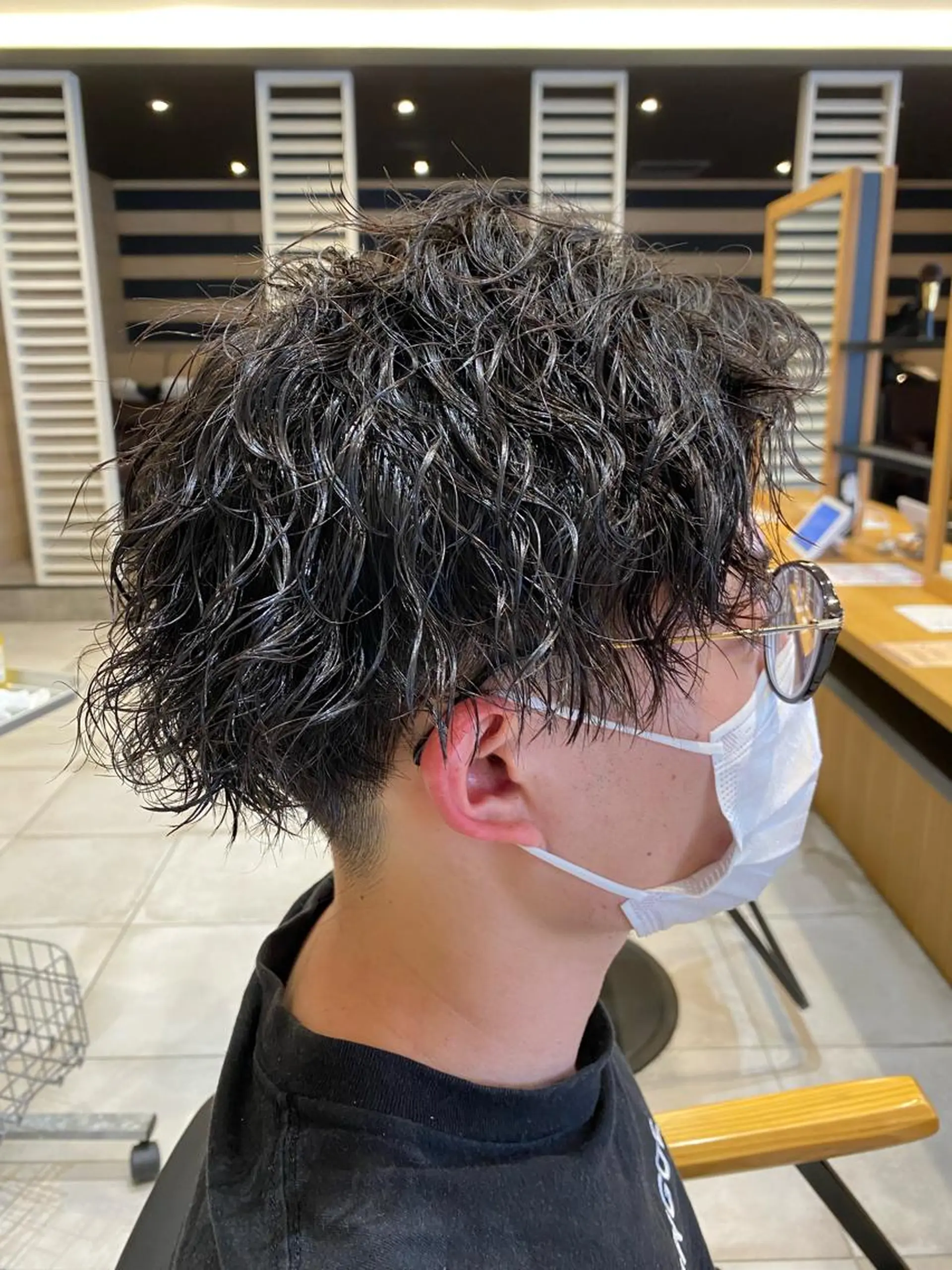 パーマ メンズ カット パーマ Seaツイスト/ ユウガのヘアスタイル