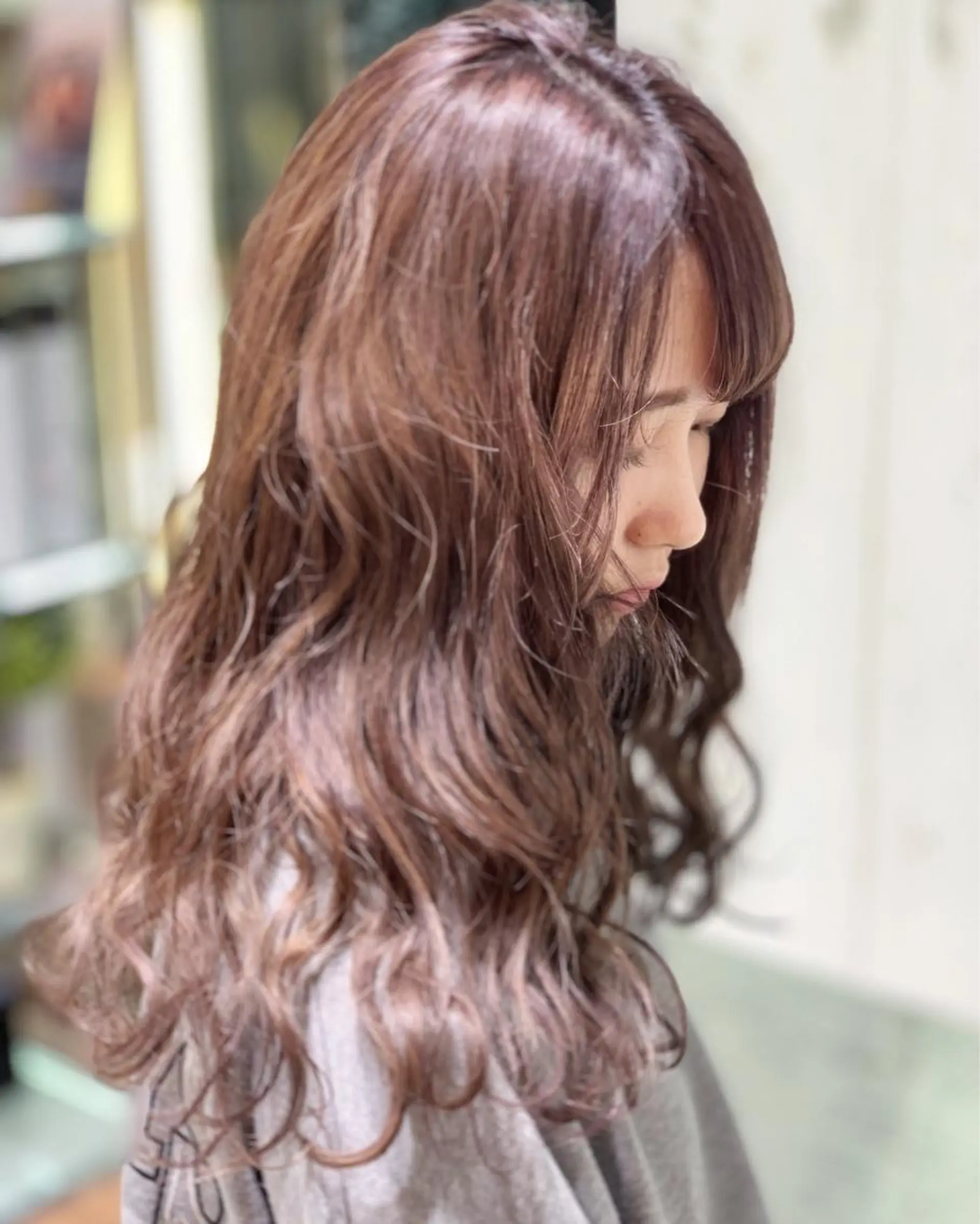 ロング カラー ベージュカラー 縮毛矯正 N° jillva ♦️川端裕司♦️のヘアスタイル