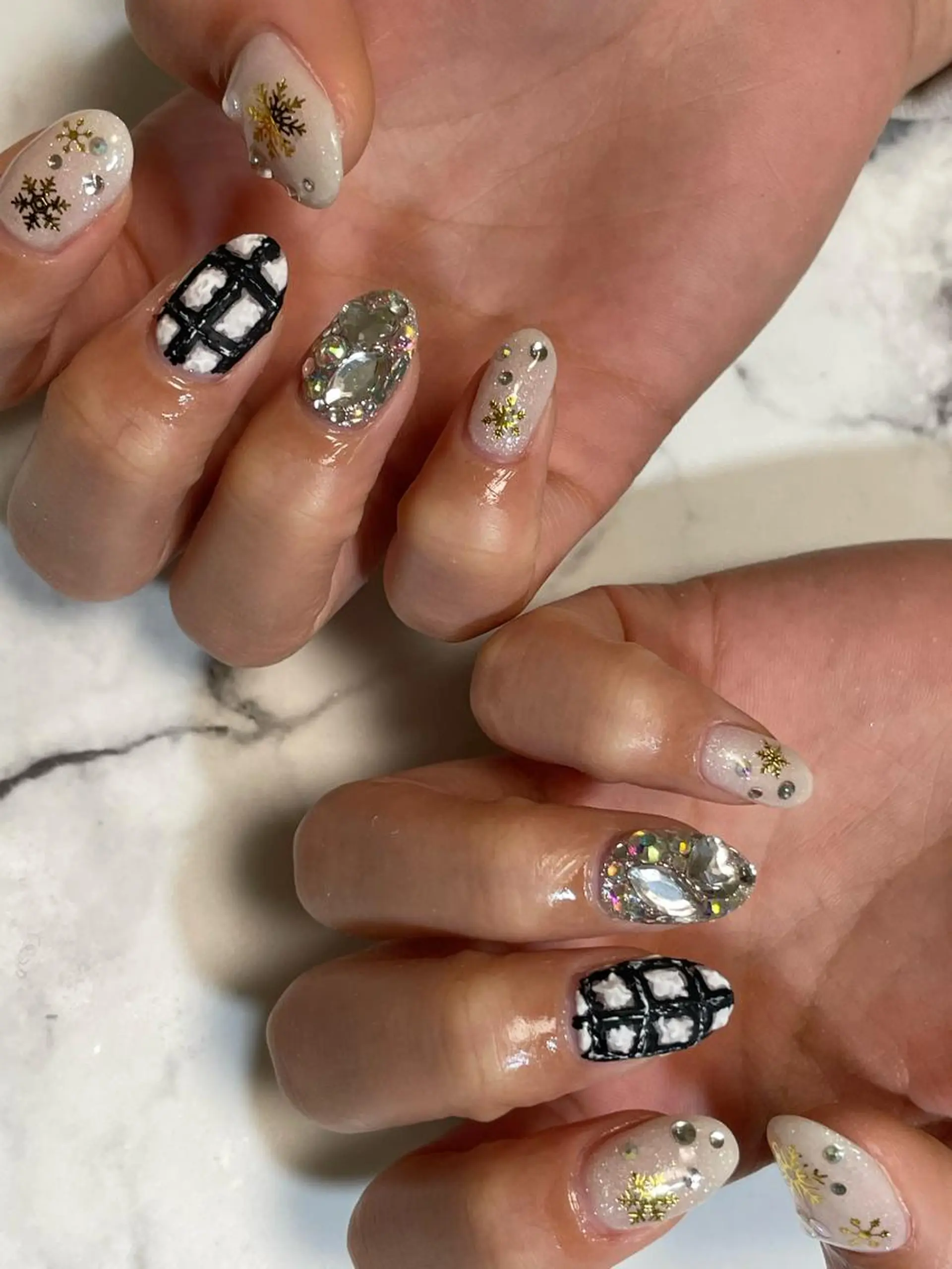 ネイル ツイードネイル private salon NIKOのネイルデザイン