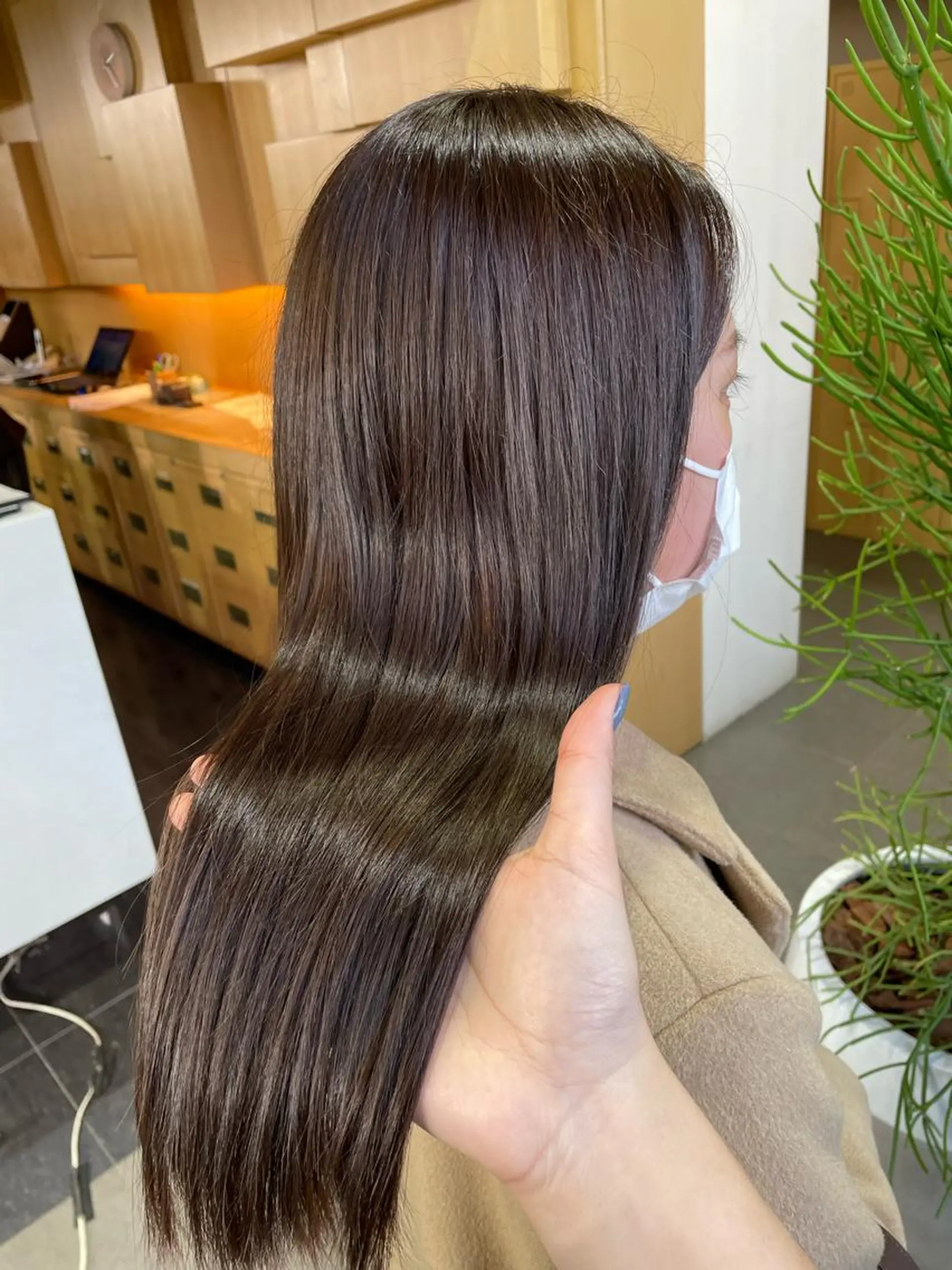 ロング 髪質改善 トリートメント 艶髪カラー🫧 髪質改善🪽萩原のヘアスタイル