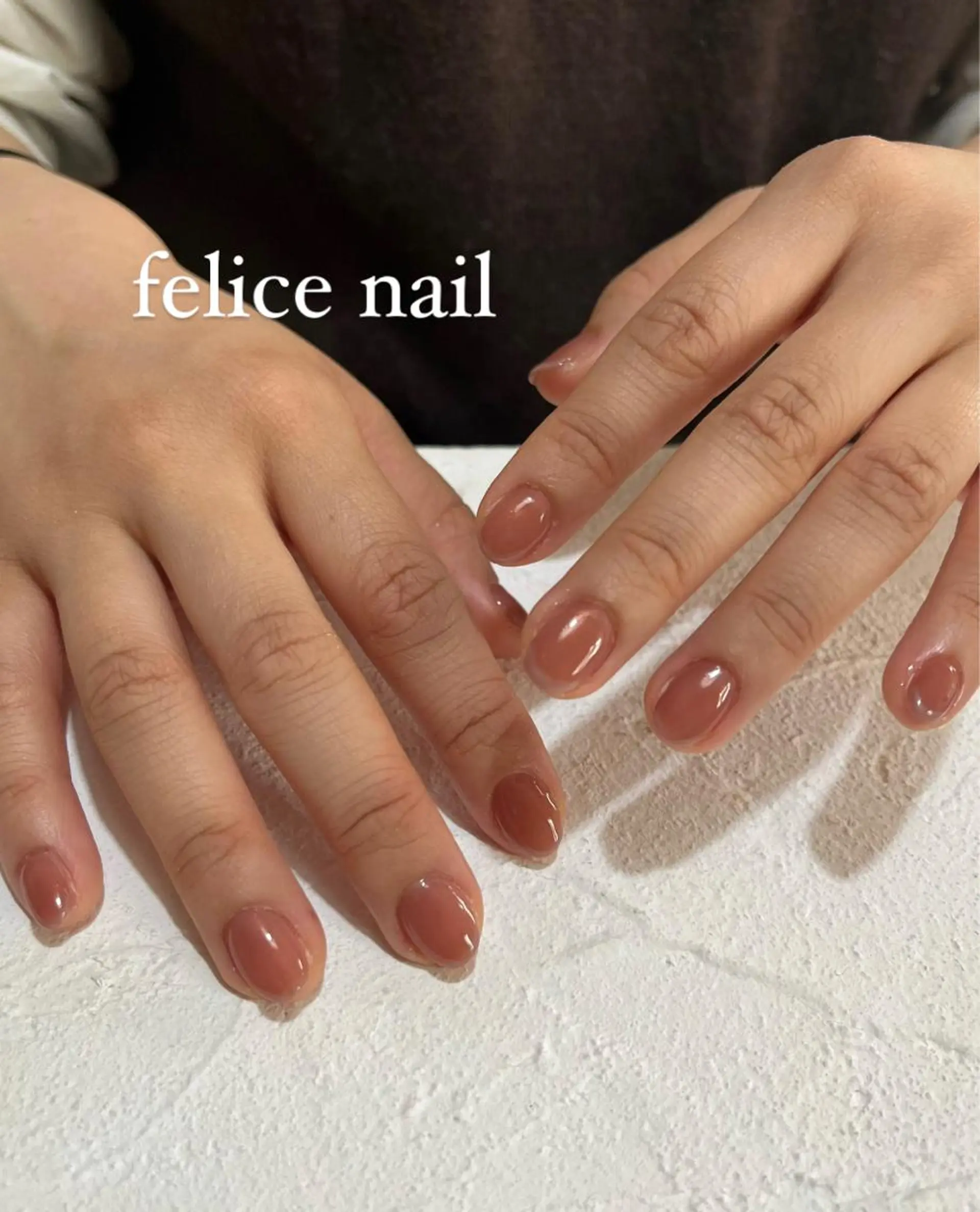ネイル ワンカラーネイル felice nailのネイルデザイン
